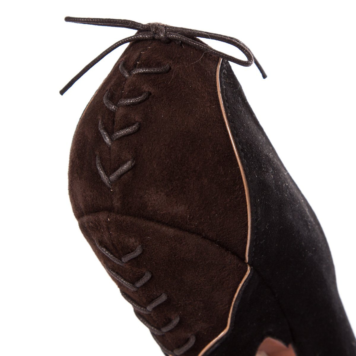 AlaÃƒÆ’Ã‚Â¯a Black & Brown Suede Heels SZ 38