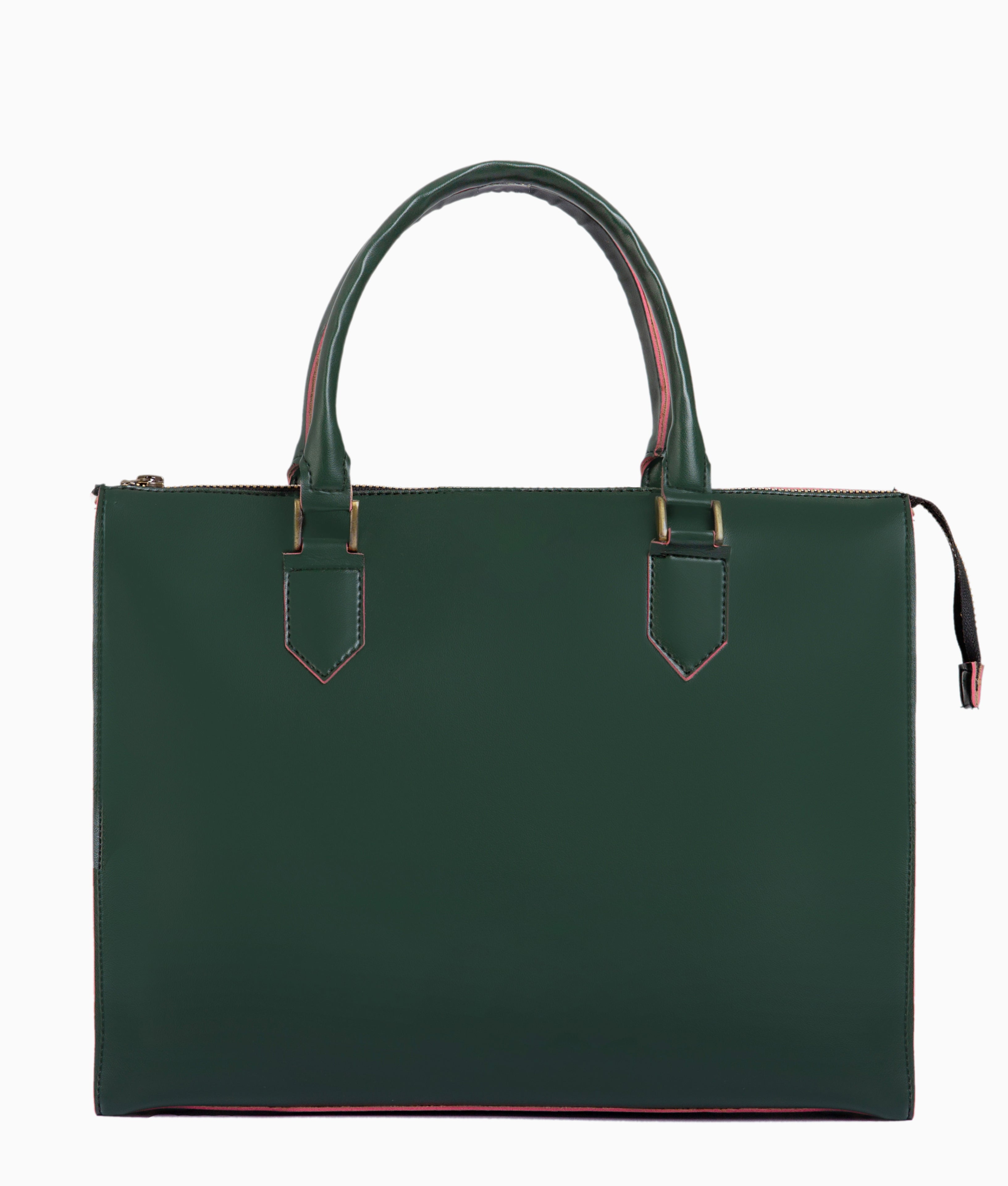 Army green workplace handbag
