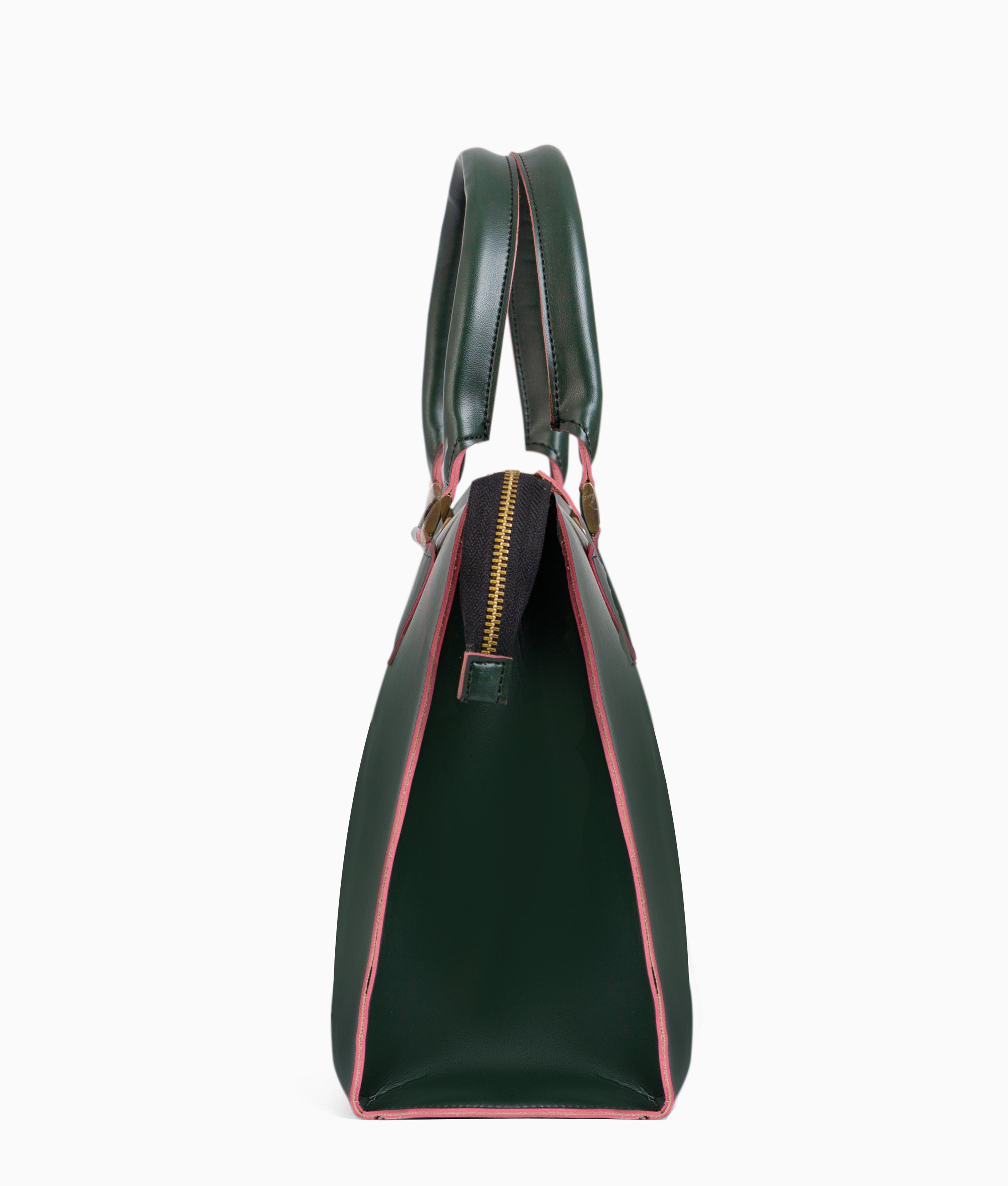 Army green workplace handbag