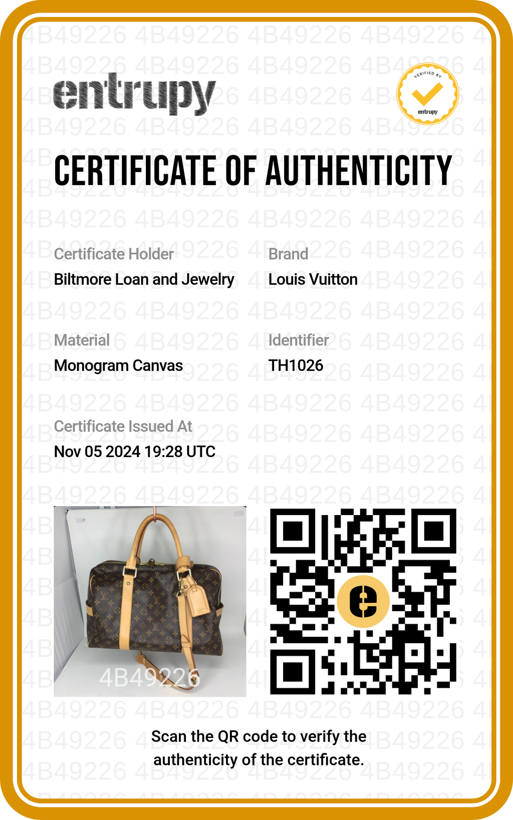 Louis Vuitton Vintage Monogram Canvas Carryall Bag