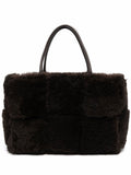 Arco shopping bag in Fondant brown