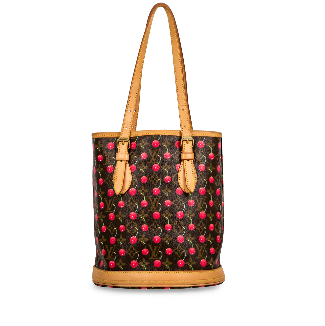 Louis Vuitton Bucket Bag and Pochette - Monogram Cerises