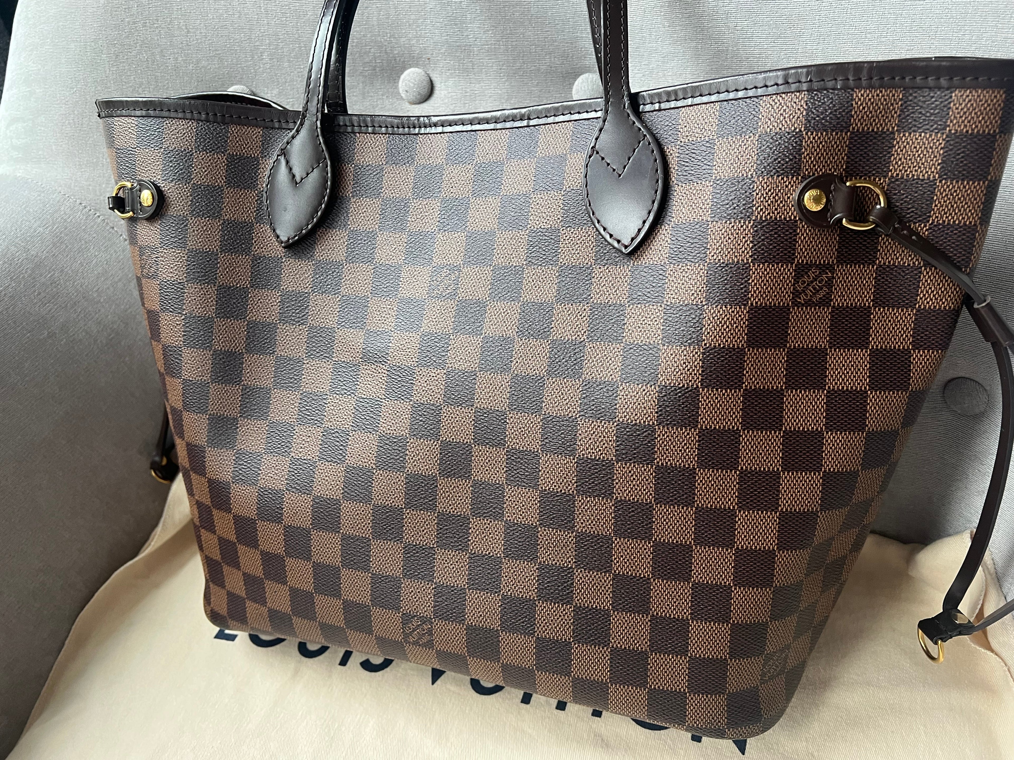 Louis Vuitton Neverfull MM Damier Ebene Cherry Interior (RRP £1,410)