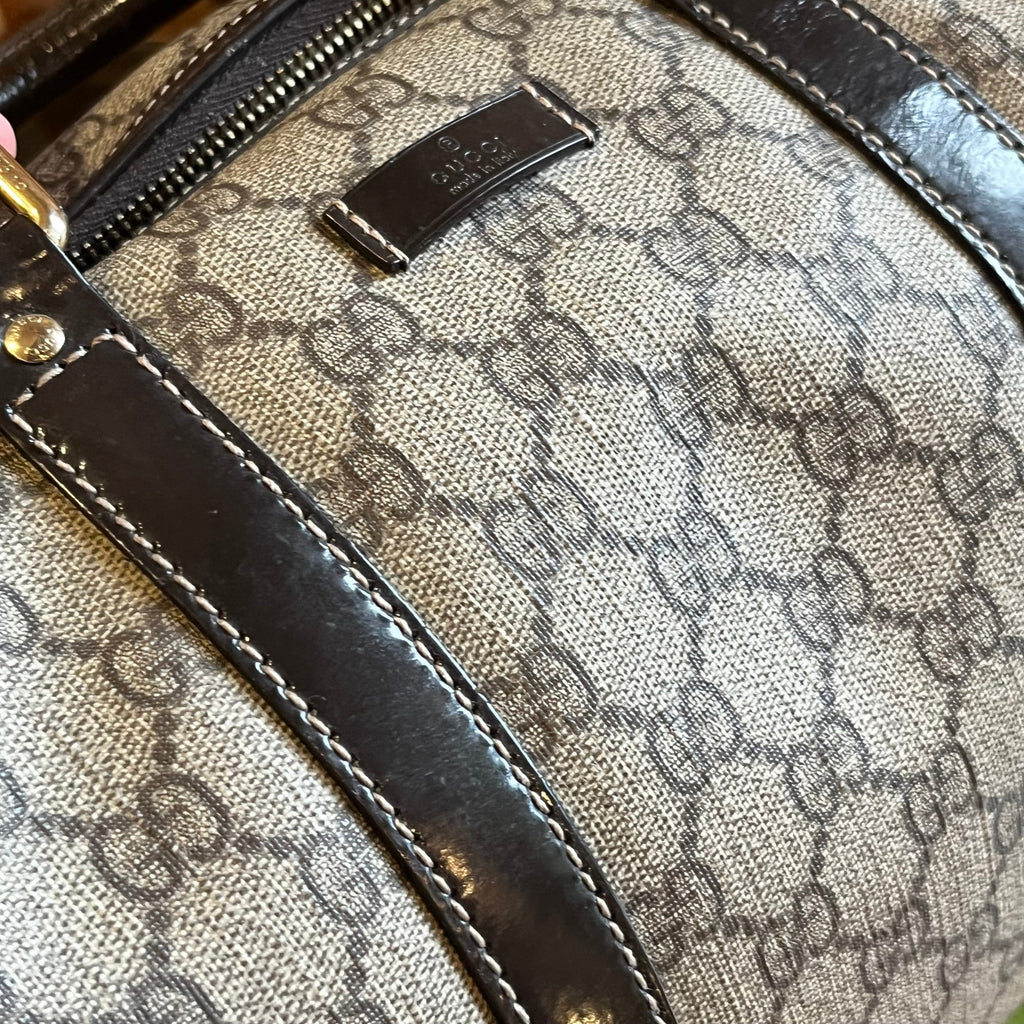 GUCCI Joy Boston Medium GG Coated Canvas Satchel Bag