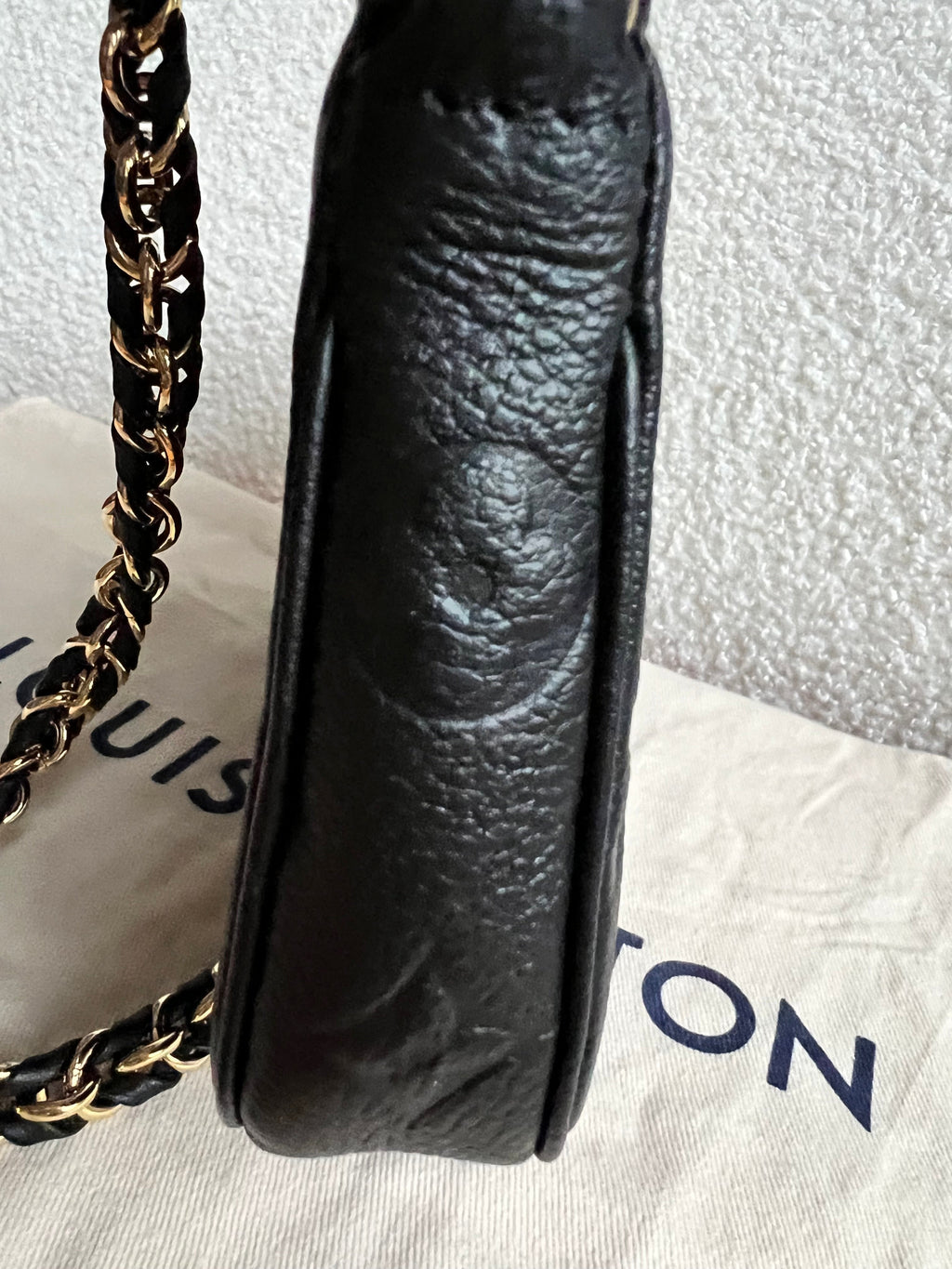 Louis Vuitton Multi Pochette Accessoires Black Empreinte (RRP £2140)