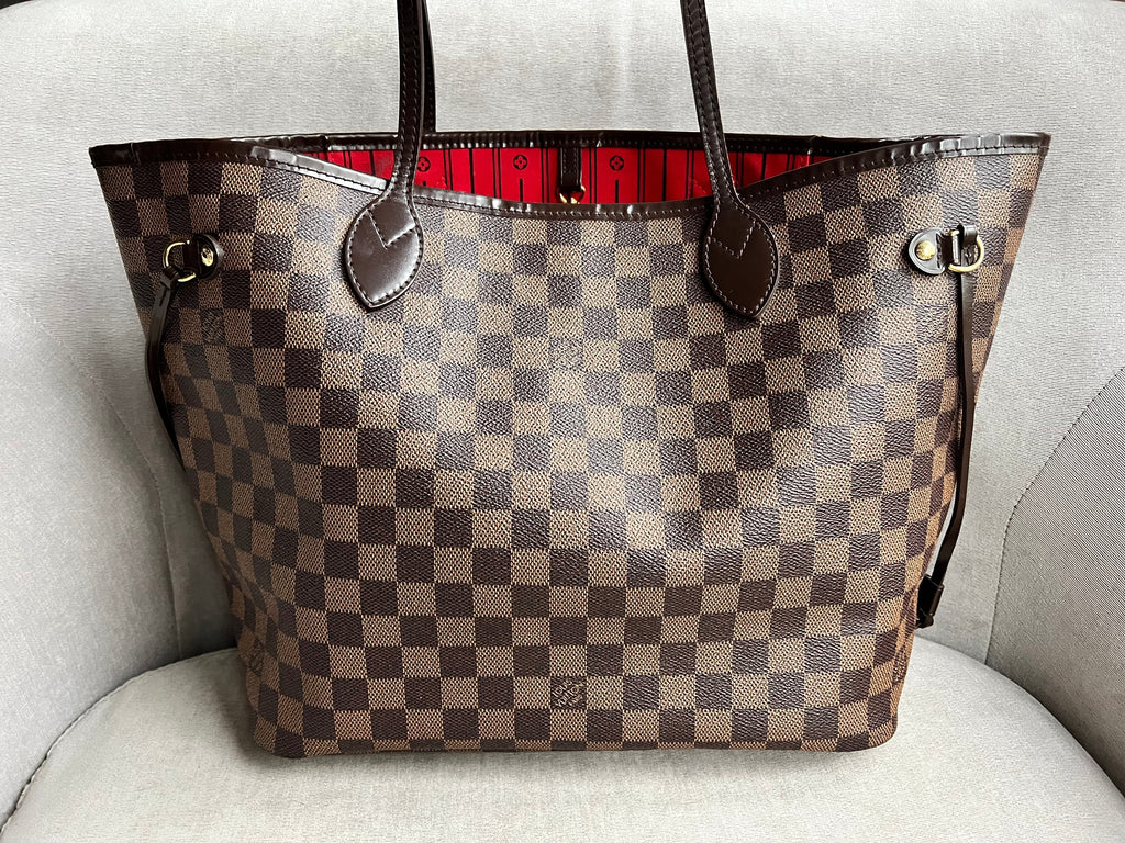 Louis Vuitton Neverfull MM Damier Ebene Cherry Interior (RRP £1410)