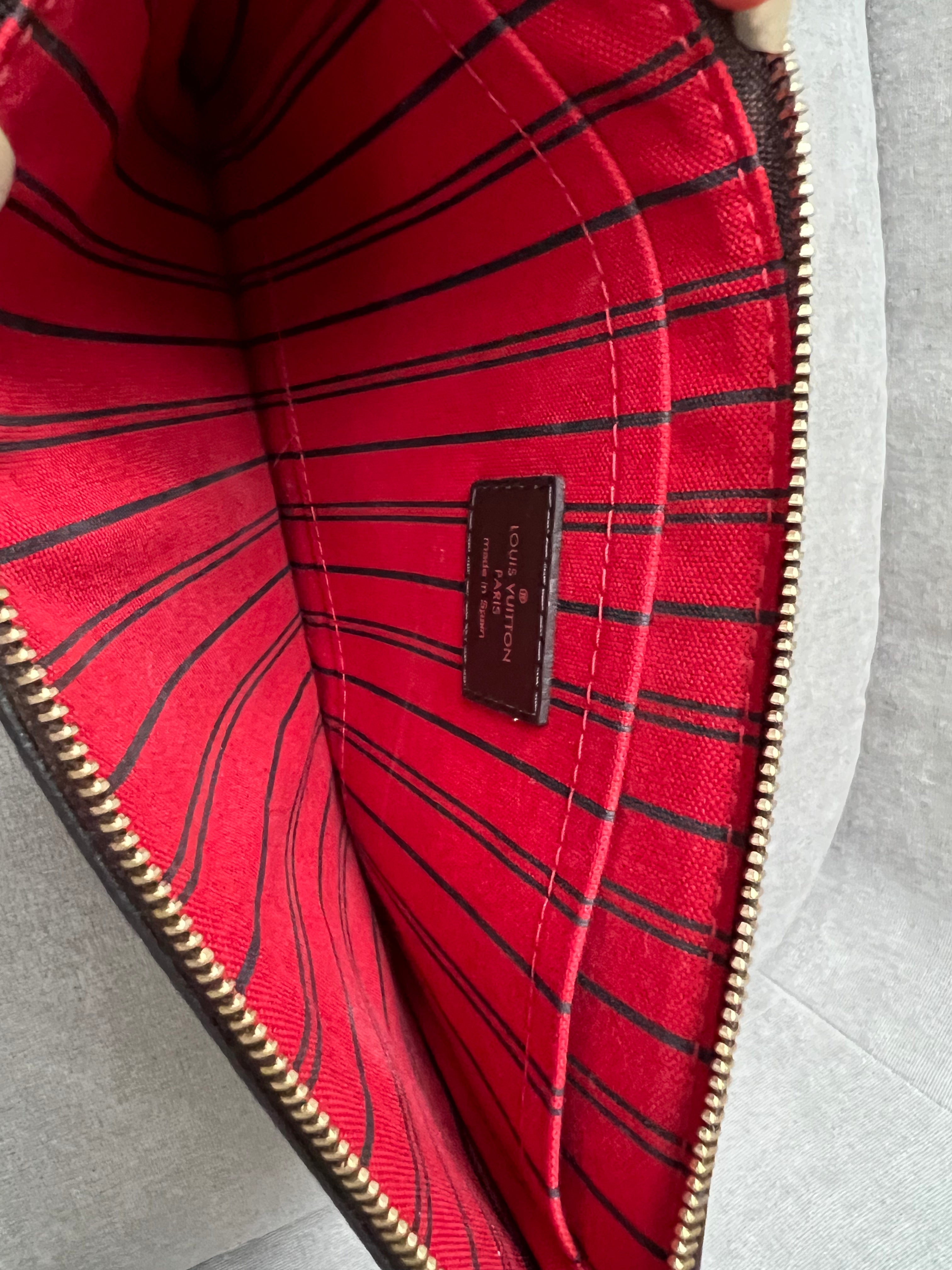 Louis Vuitton Pouch (from Neverfull) in Damier Ebene
