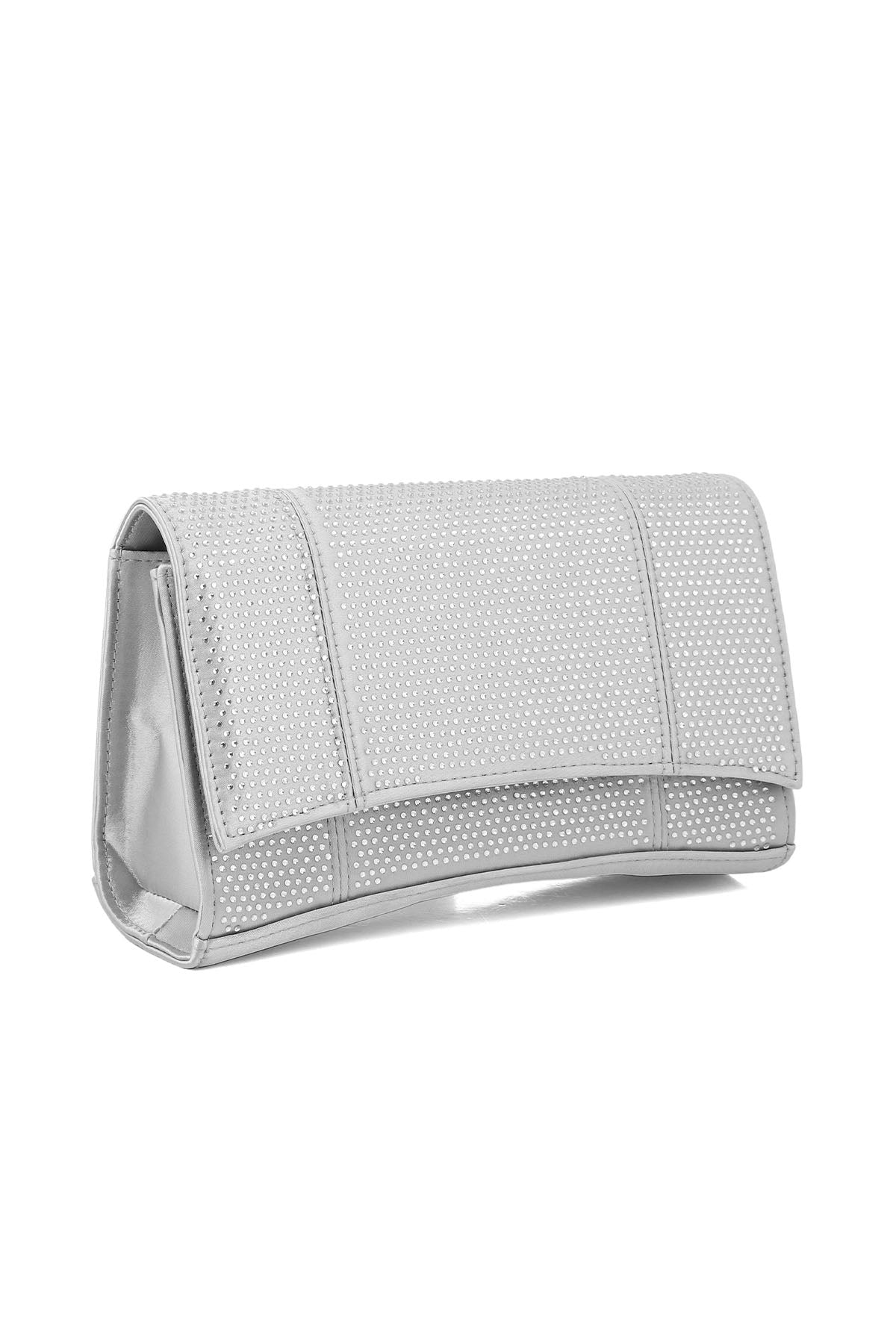 Fancy Clutch B20758-Silver