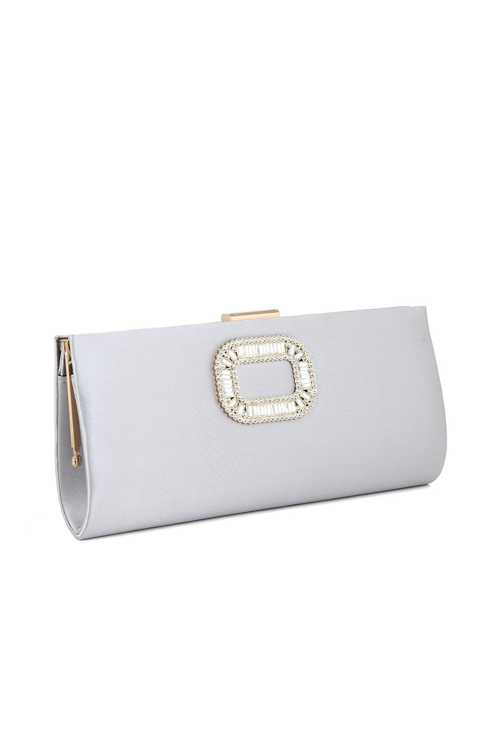 Fancy Clutch B21540-Silver