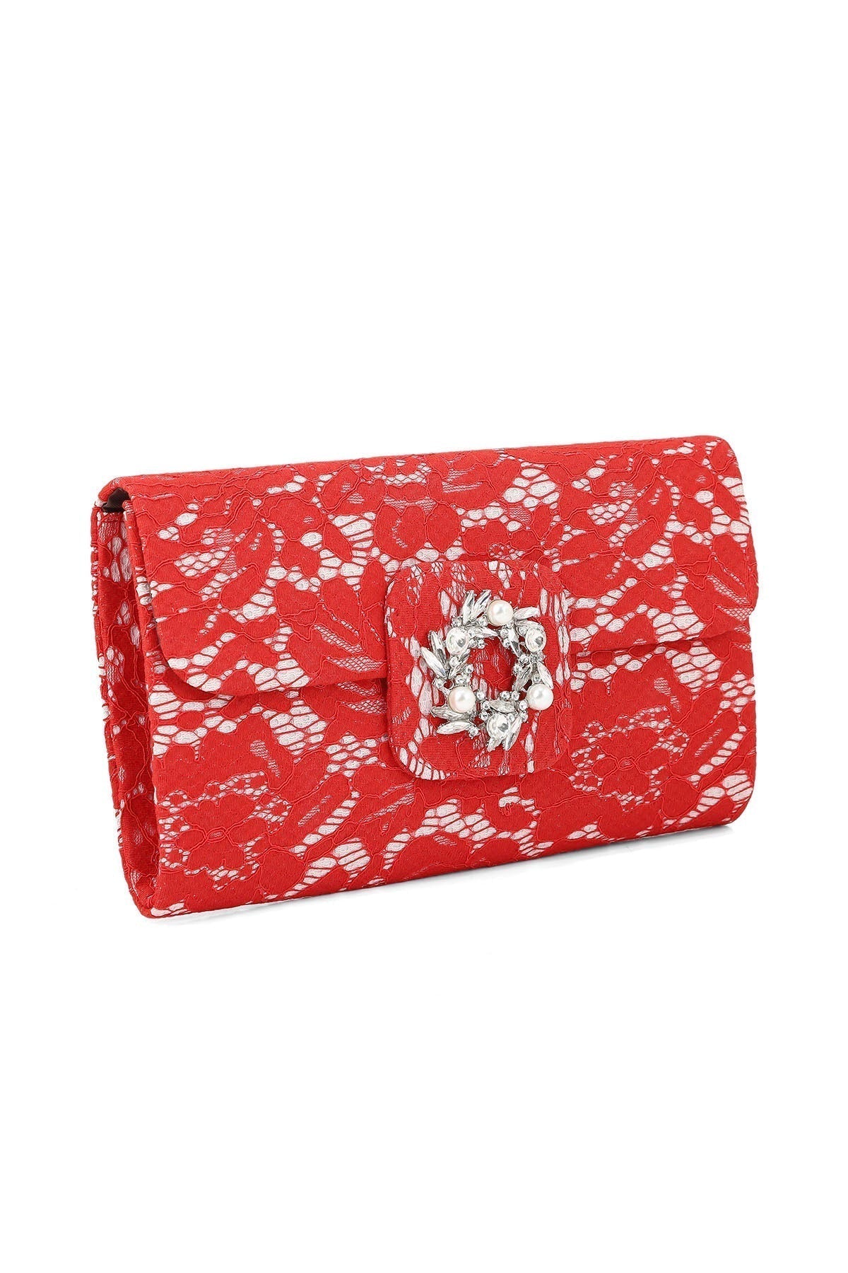 Fancy Clutch B21547-Red