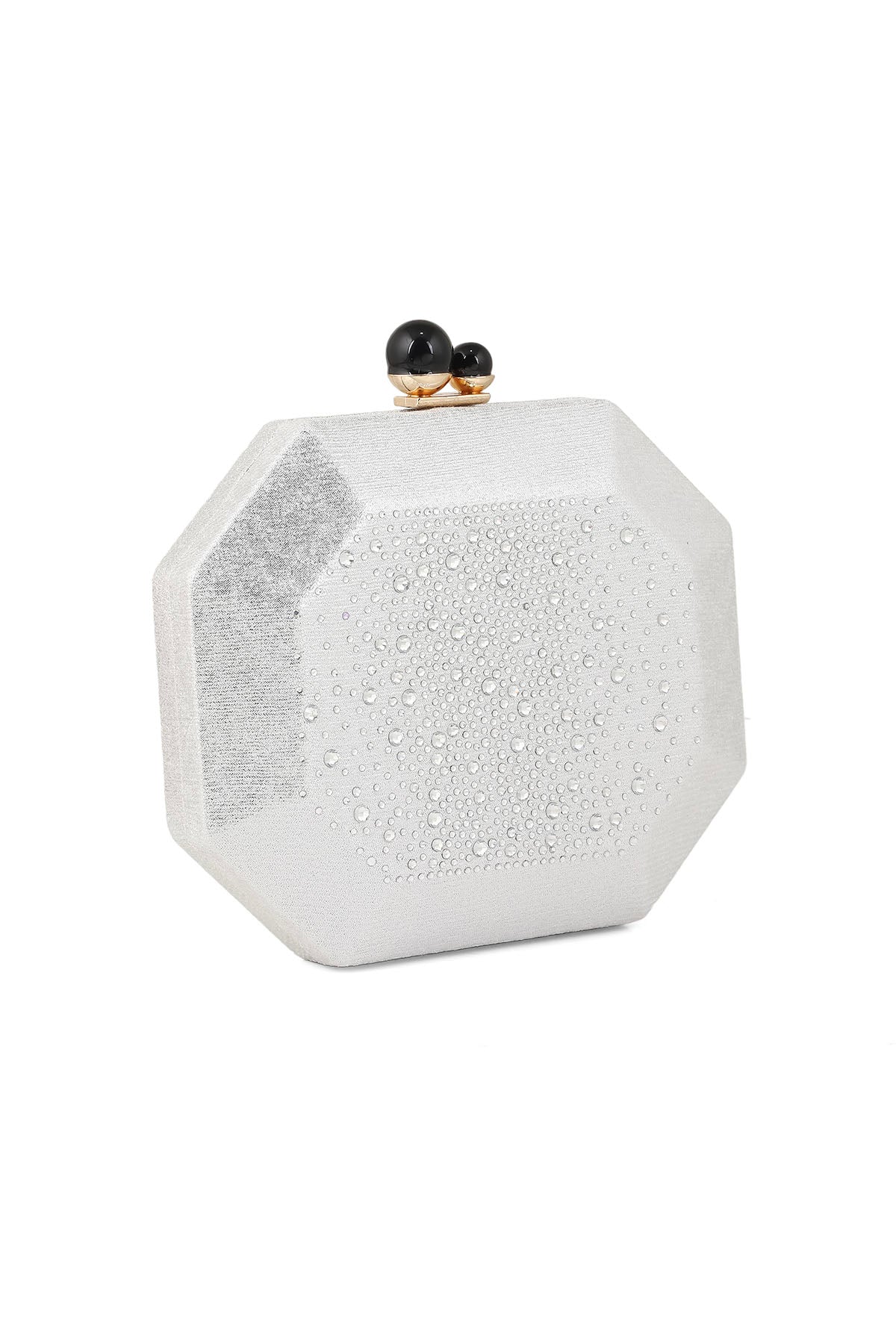Fancy Clutch B21550-Silver