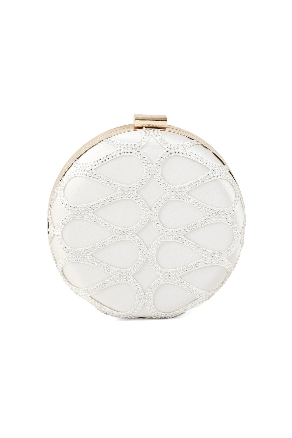 Fancy Clutch B21552-White