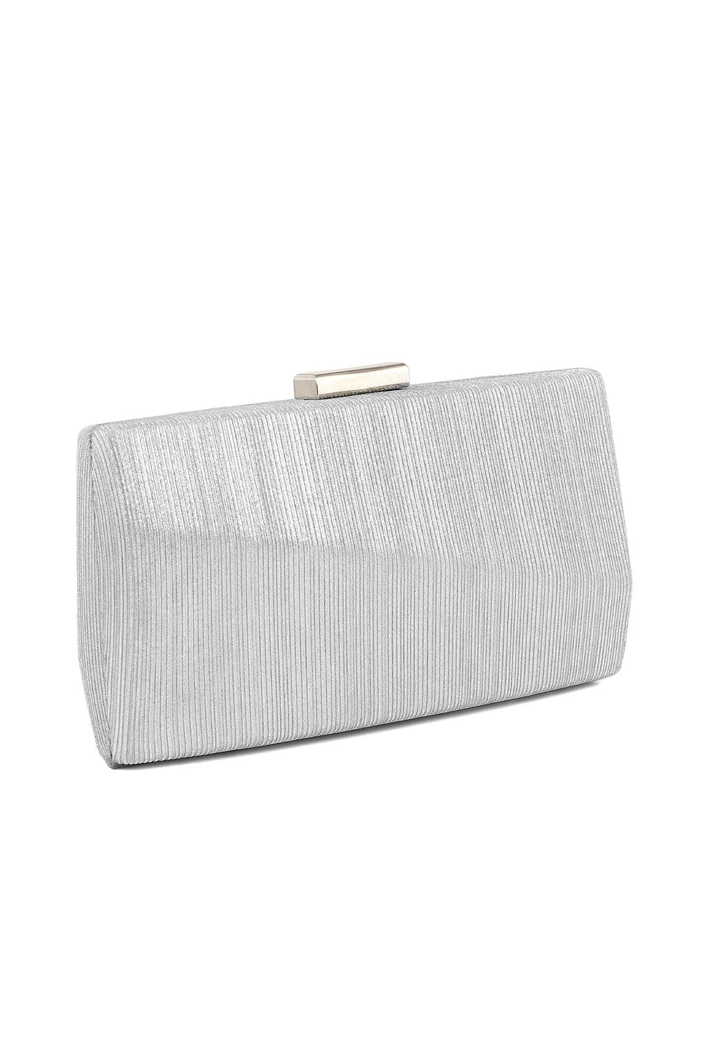 Fancy Clutch B21570-Silver
