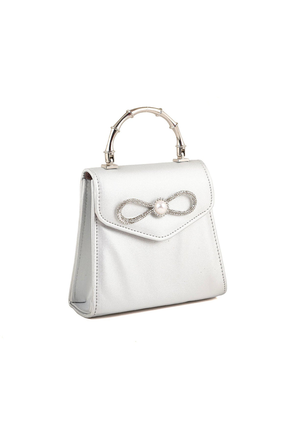 Fancy Clutch B21592-Silver