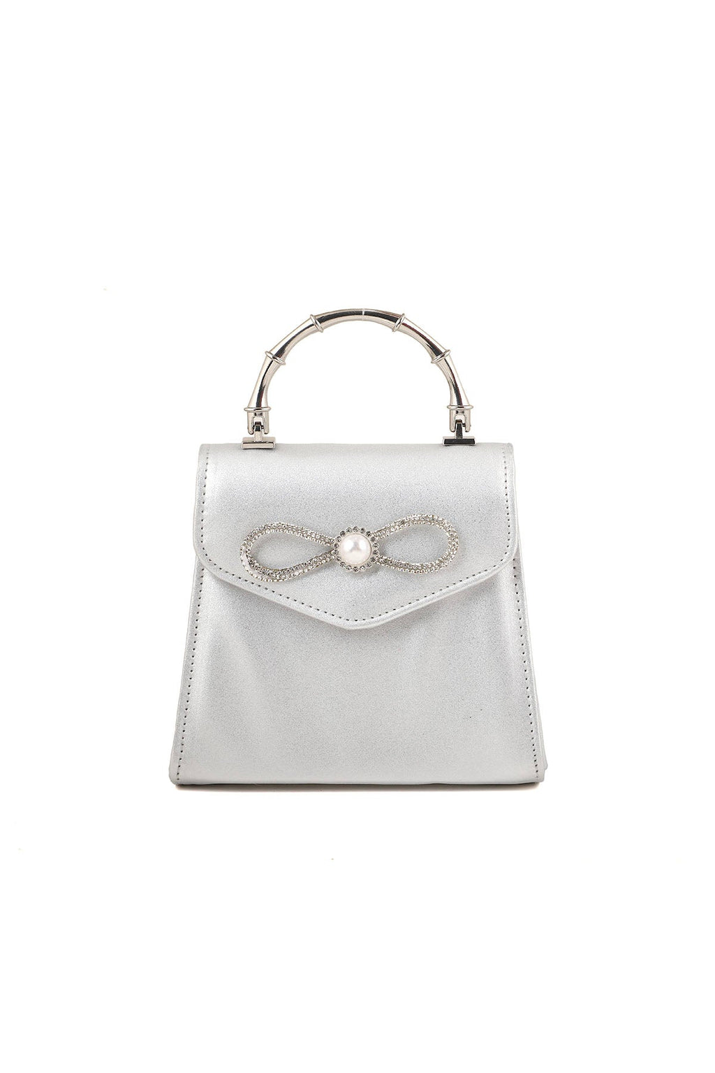 Fancy Clutch B21592-Silver