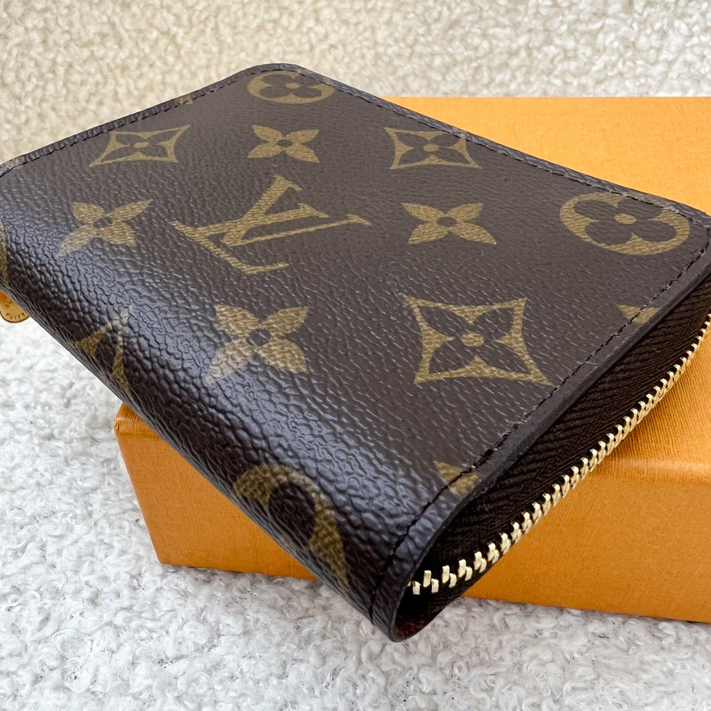 LV Zippy Card Holder / Coin Purse in Monogram Canvas GHW