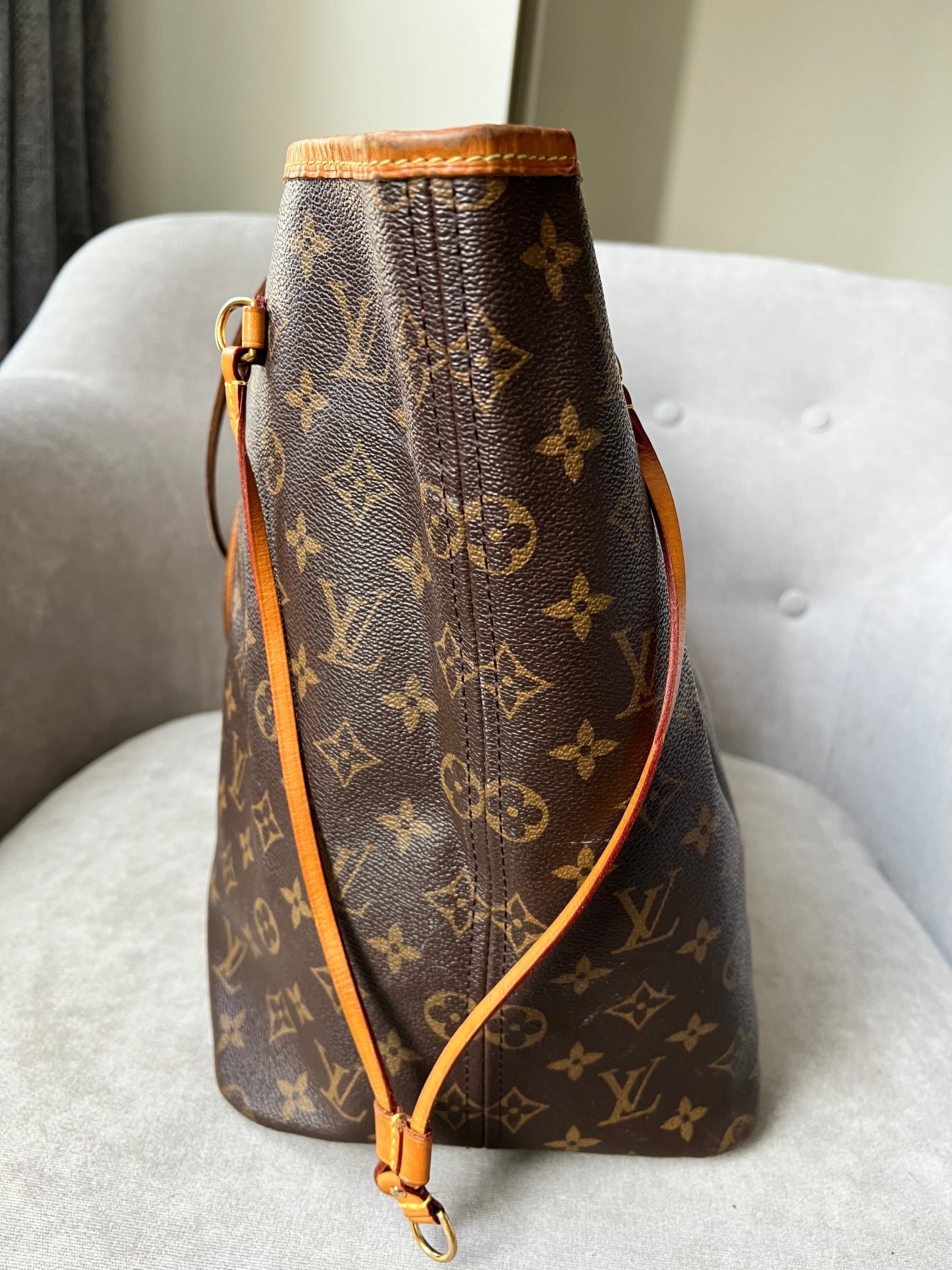 Louis Vuitton Neverfull GM Monogram Pivoine Interior (RRP £1,460)