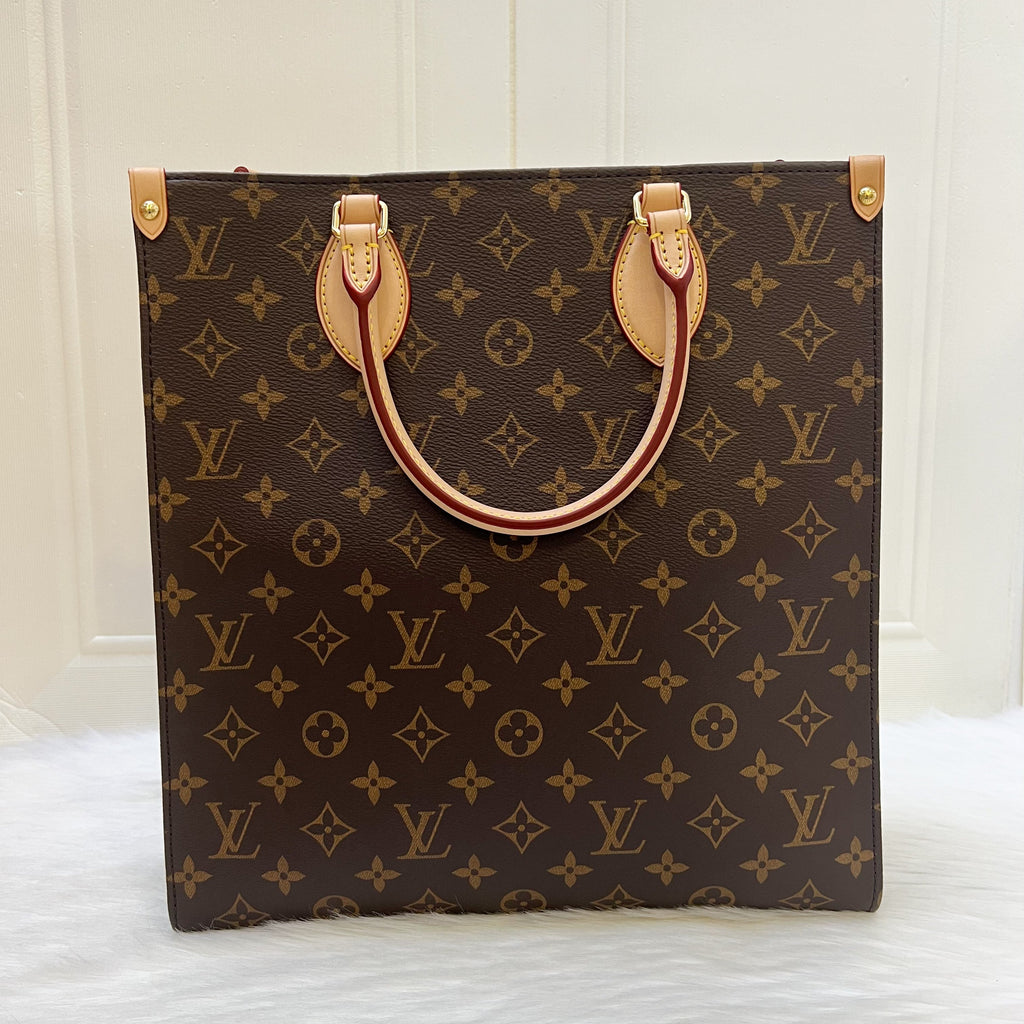 LV Sac Plat PM Monogram Canvas and GHW