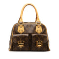 Brown Louis Vuitton Monogram Manhattan PM Handbag