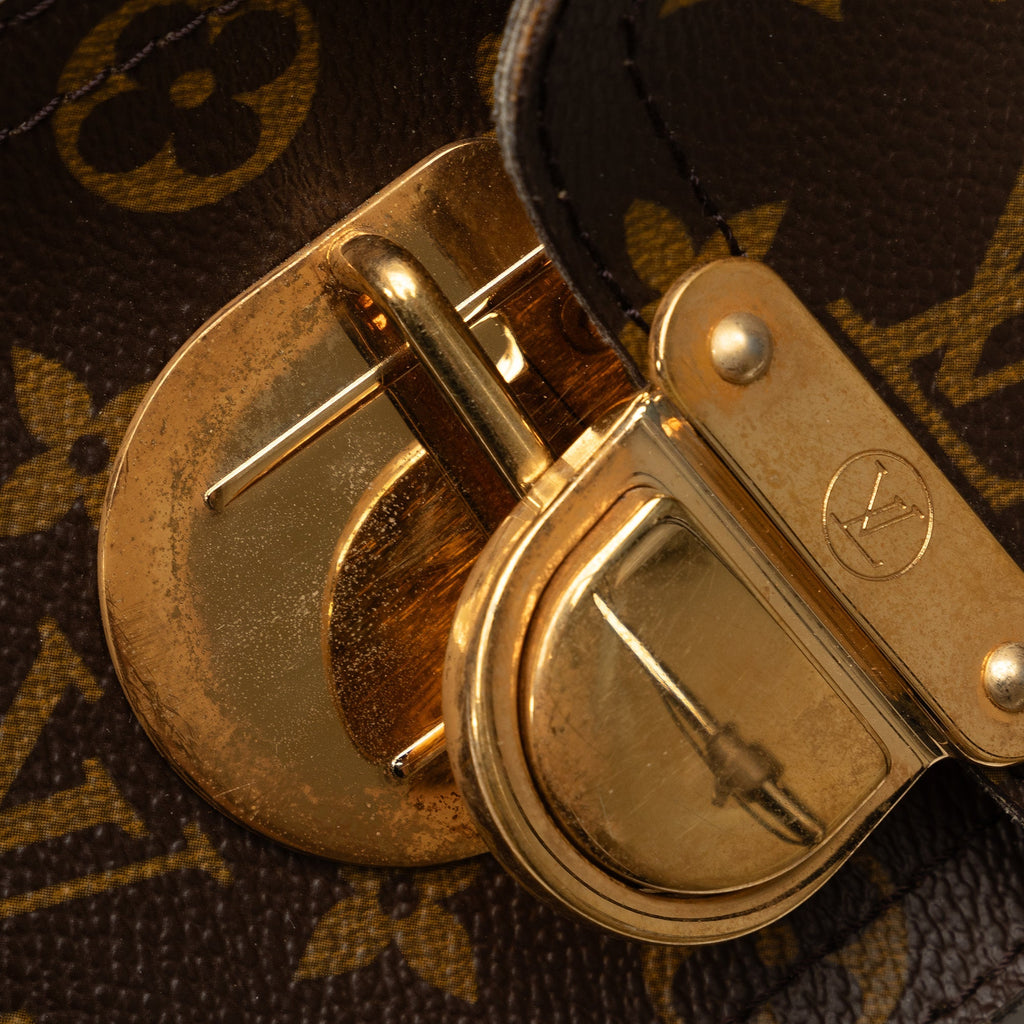 Brown Louis Vuitton Monogram Manhattan PM Handbag
