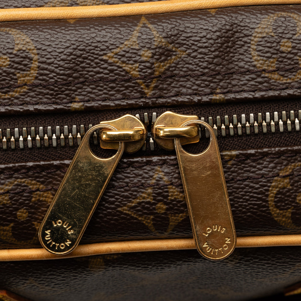 Brown Louis Vuitton Monogram Manhattan PM Handbag