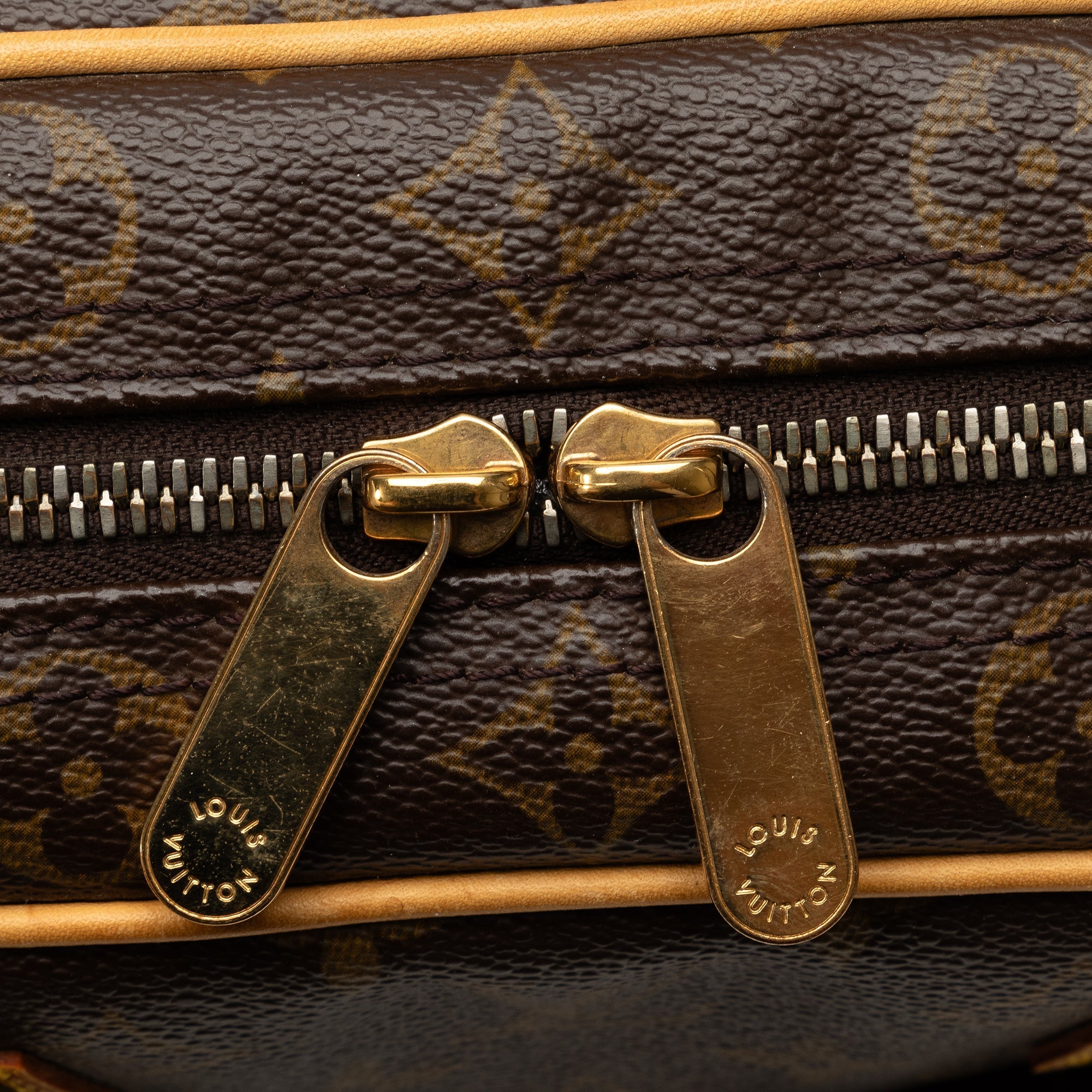 Brown Louis Vuitton Monogram Manhattan PM Handbag