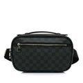 Black Louis Vuitton Damier Graphite Ambler Belt Bag