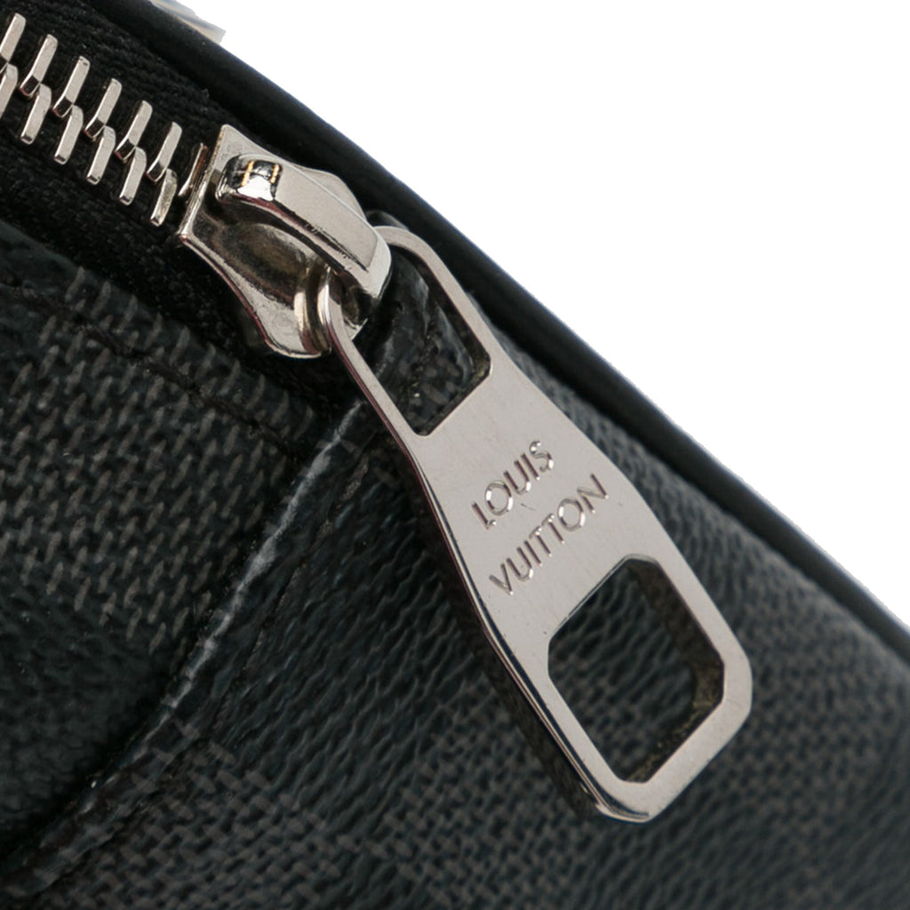 Black Louis Vuitton Damier Graphite Ambler Belt Bag