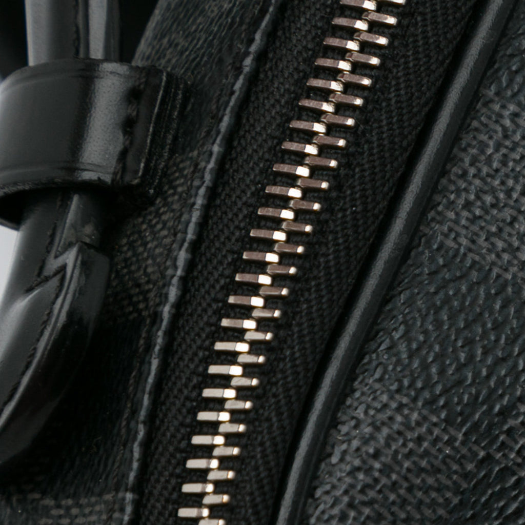 Black Louis Vuitton Damier Graphite Ambler Belt Bag