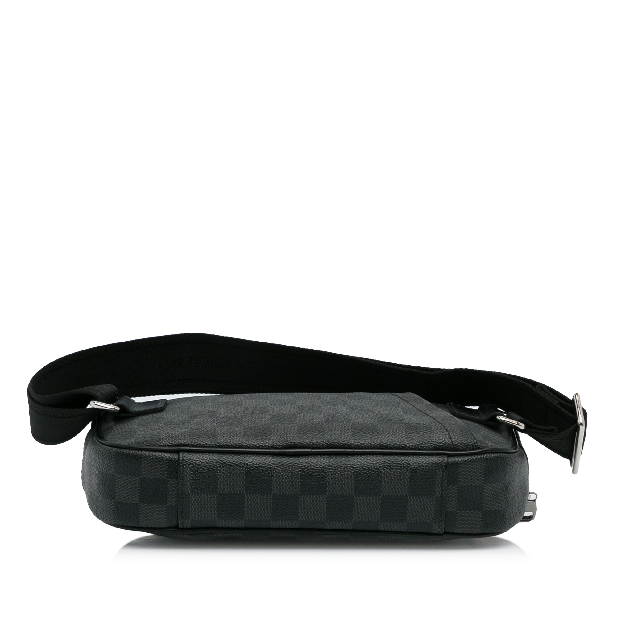 Black Louis Vuitton Damier Graphite Ambler Belt Bag