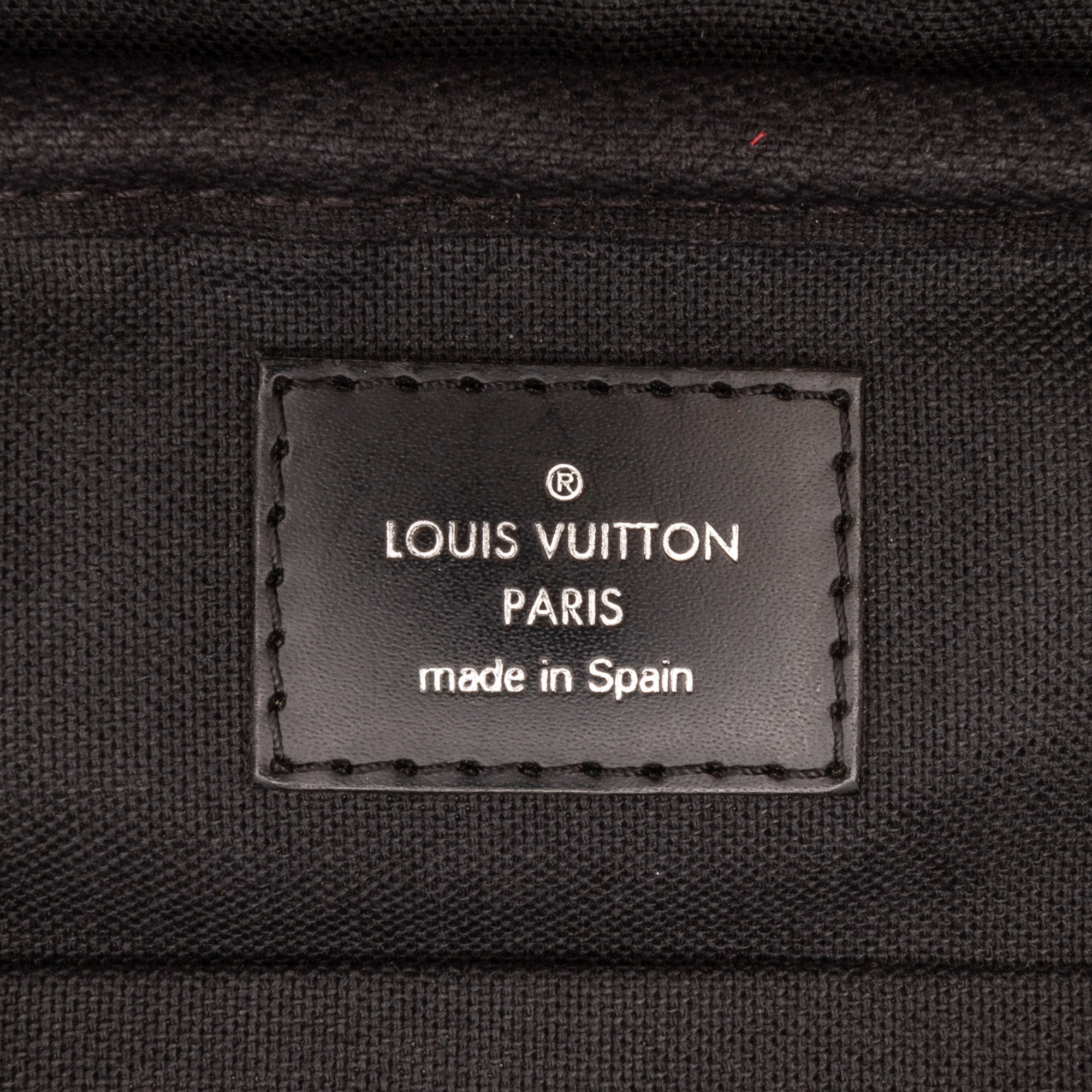 Black Louis Vuitton Damier Graphite Ambler Belt Bag