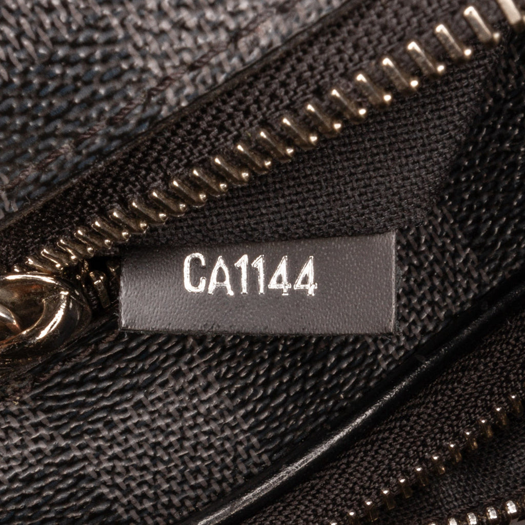 Black Louis Vuitton Damier Graphite Ambler Belt Bag