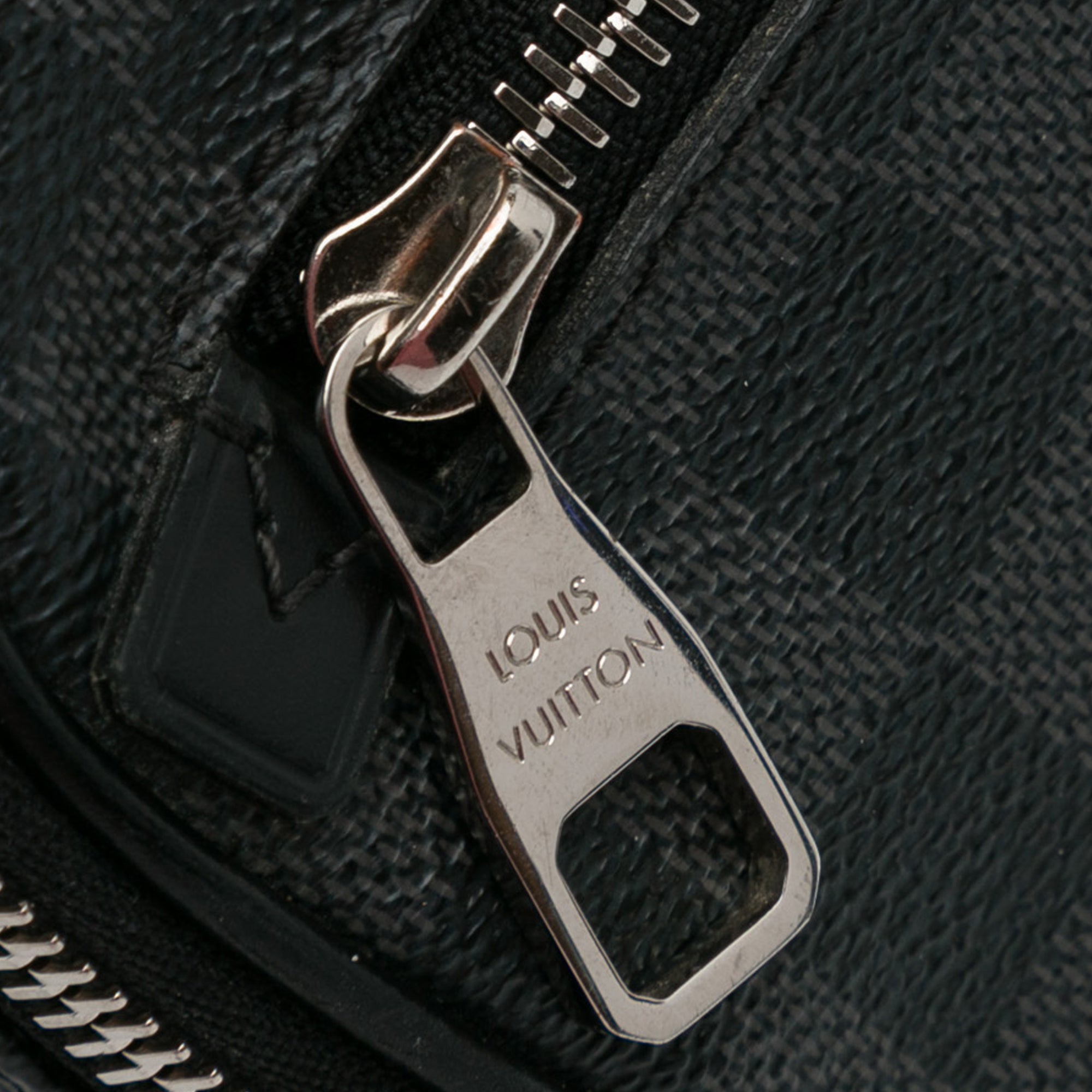 Black Louis Vuitton Damier Graphite Ambler Belt Bag