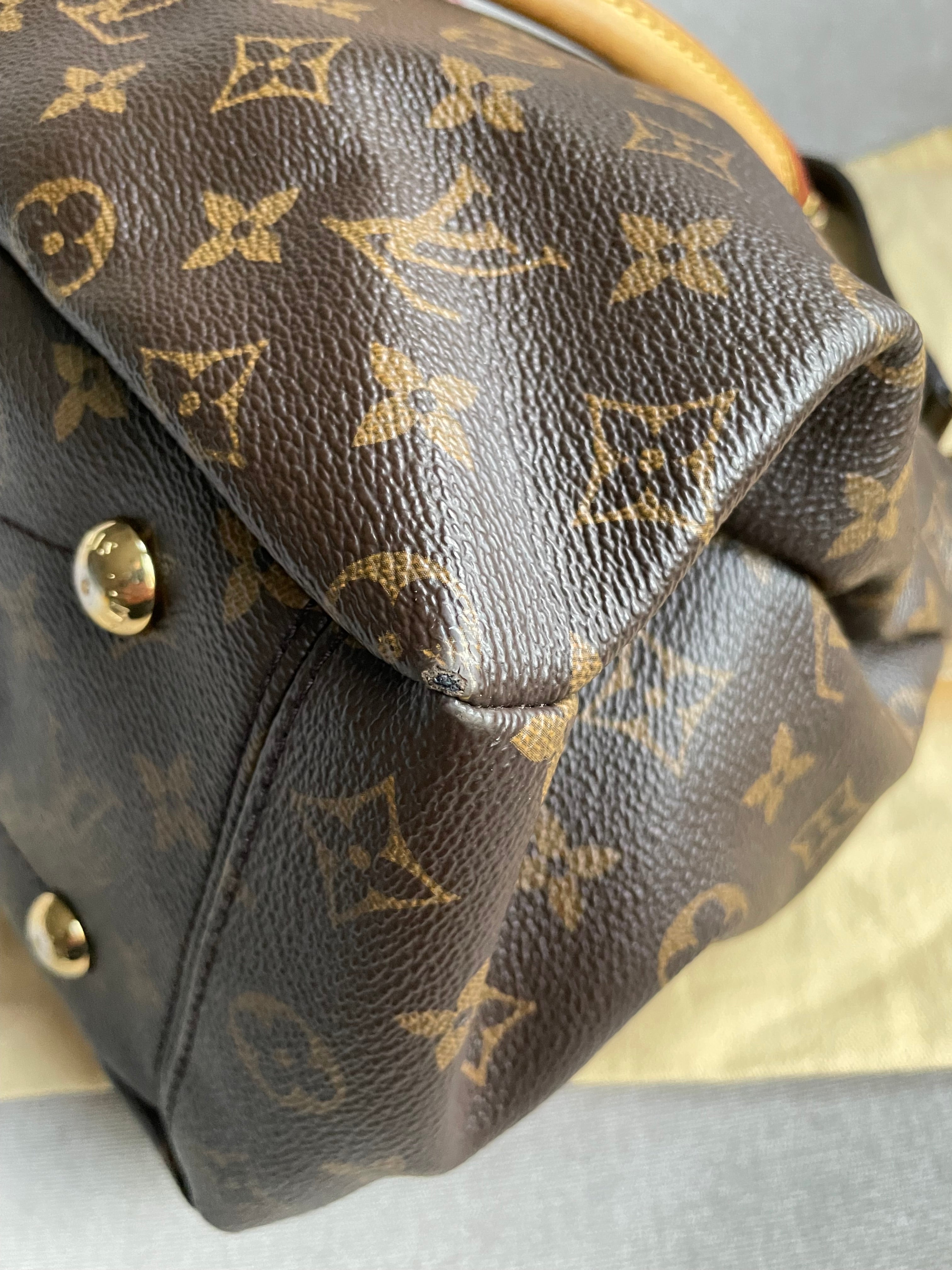 Louis Vuitton Pallas Tote in Monogram and Grape (RRP £1960)