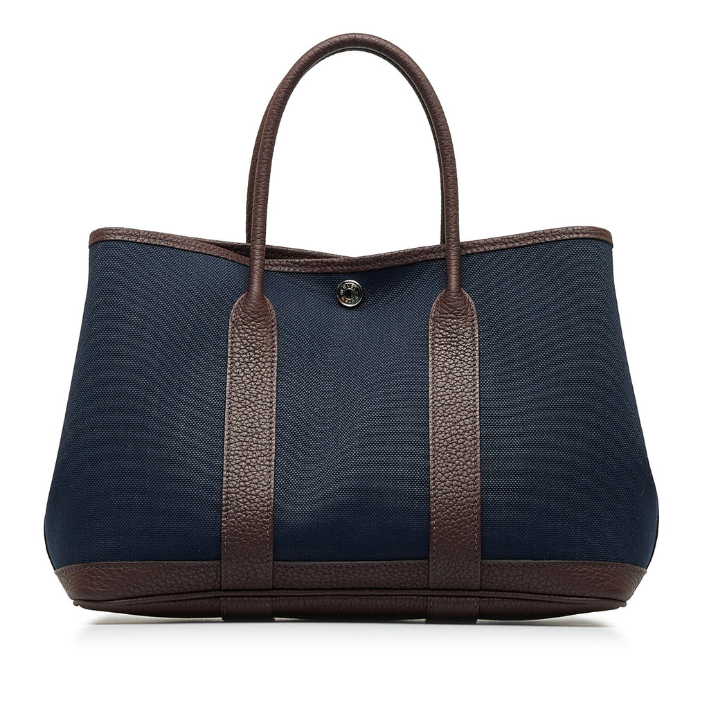 HermÃƒÆ’Ã‚Â¨s Toile Garden Party TPM Blue Canvas Palladium