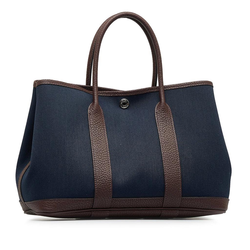 HermÃƒÆ’Ã‚Â¨s Toile Garden Party TPM Blue Canvas Palladium