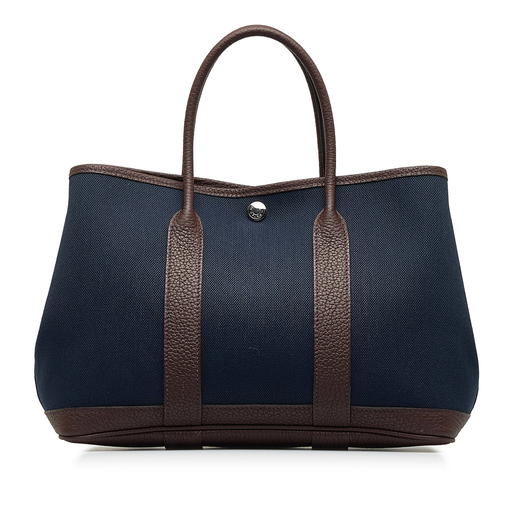 HermÃƒÆ’Ã‚Â¨s Toile Garden Party TPM Blue Canvas Palladium