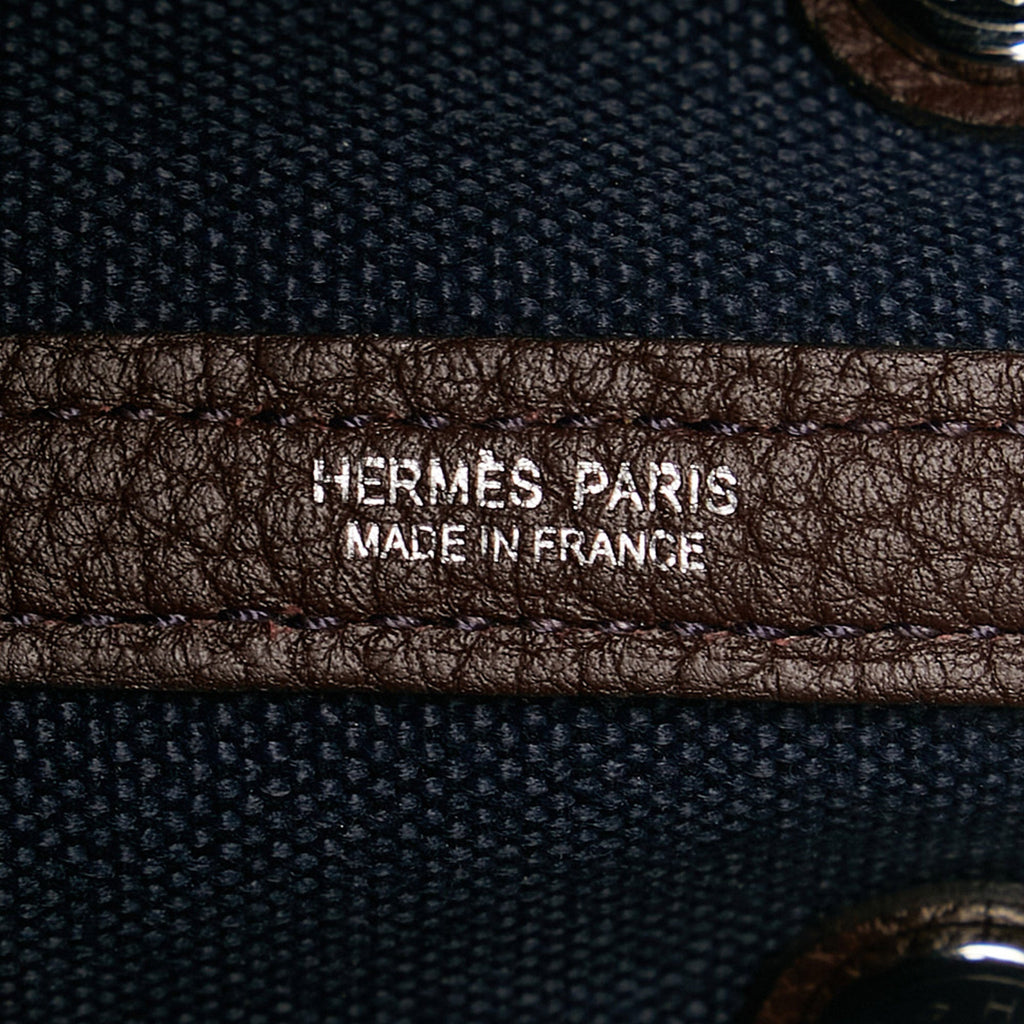 HermÃƒÆ’Ã‚Â¨s Toile Garden Party TPM Blue Canvas Palladium