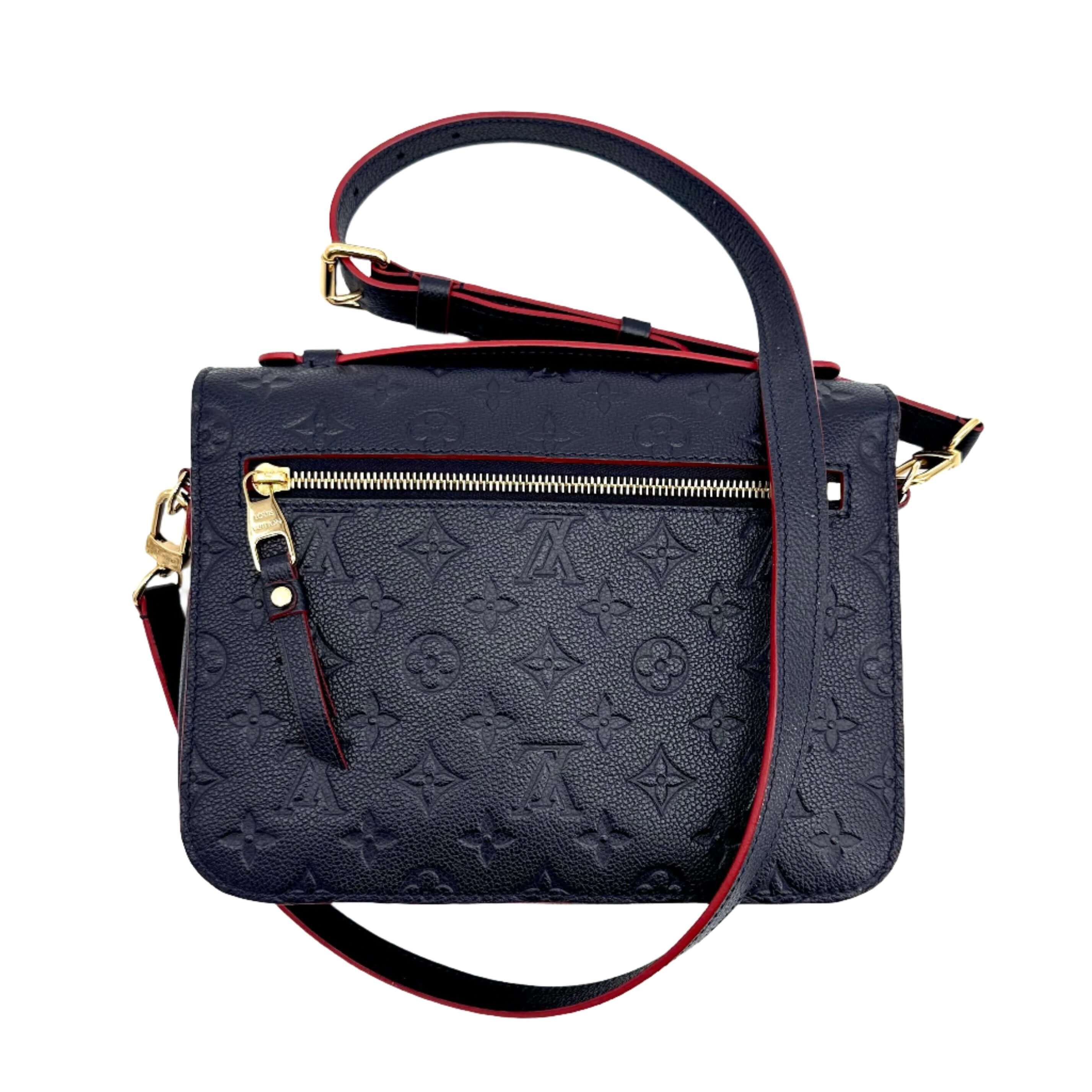 Louis Vuitton Empreinte Pochette MÃƒÆ’Ã‚Â©tis Marine Rouge