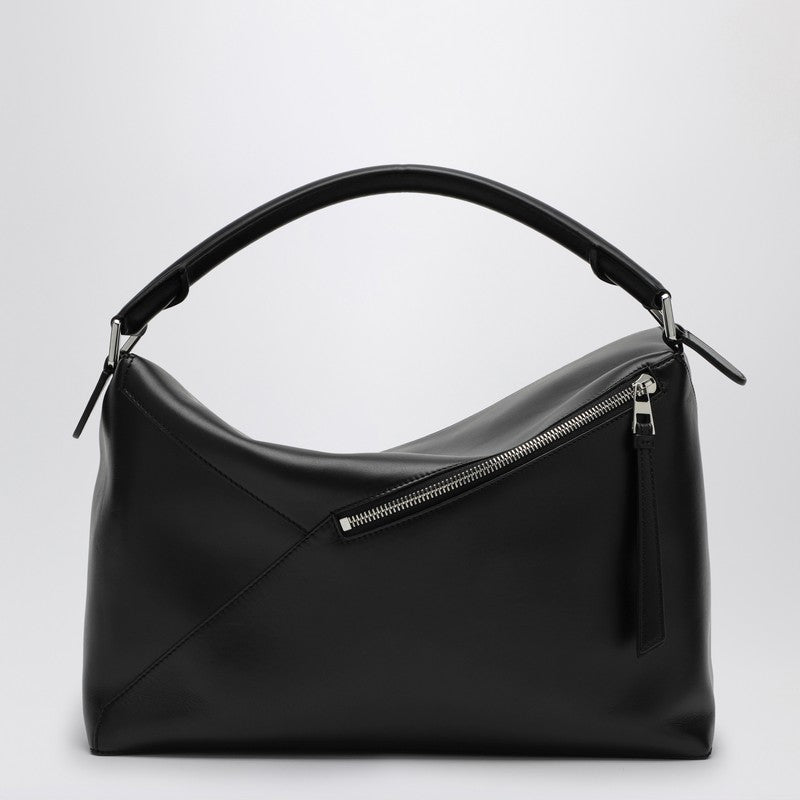 Loewe Large Puzzle Black Calfskin Bag Men