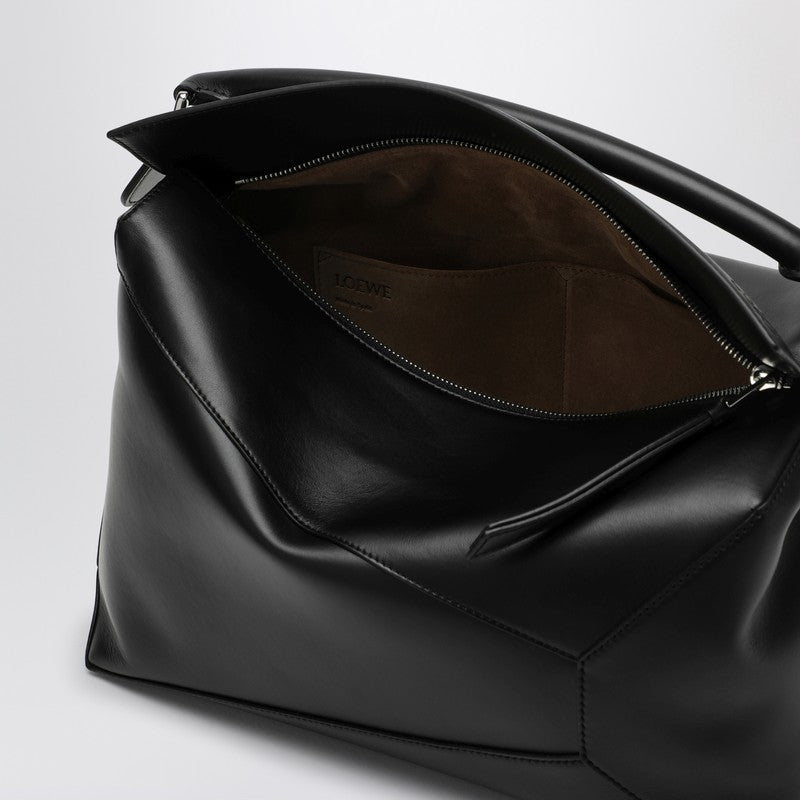 Loewe Large Puzzle Black Calfskin Bag Men