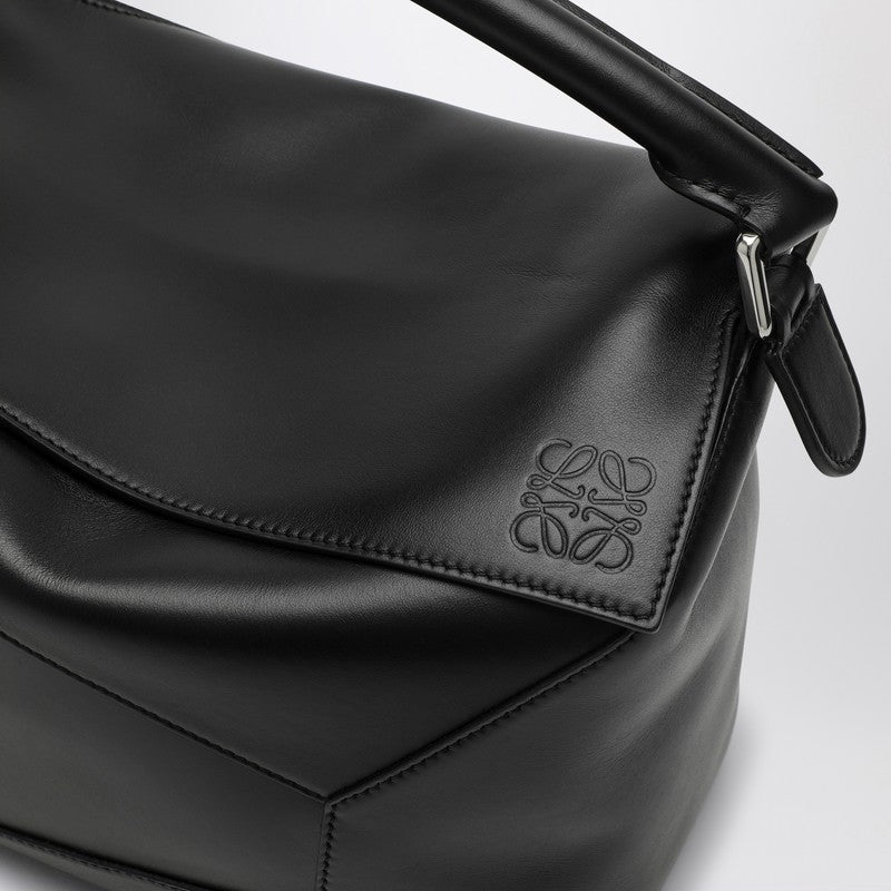 Loewe Large Puzzle Black Calfskin Bag Men