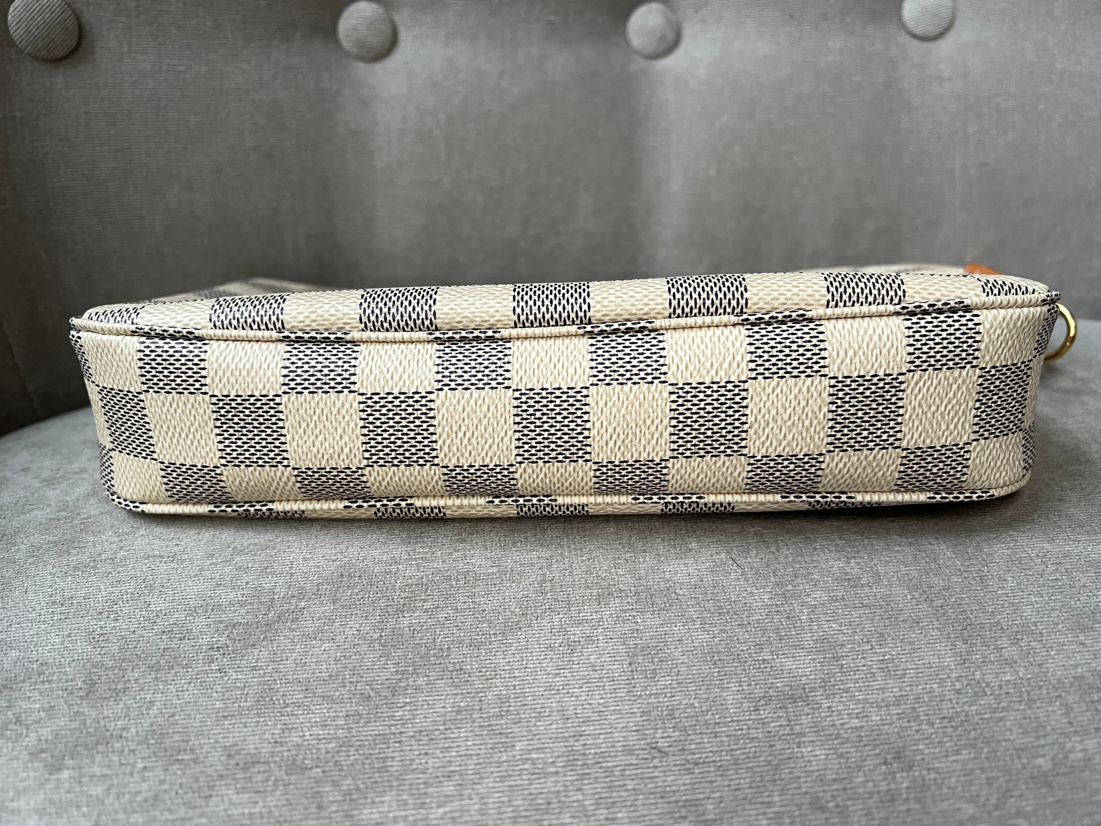 Louis Vuitton Pochette Accessoires Damier Azur (no strap)