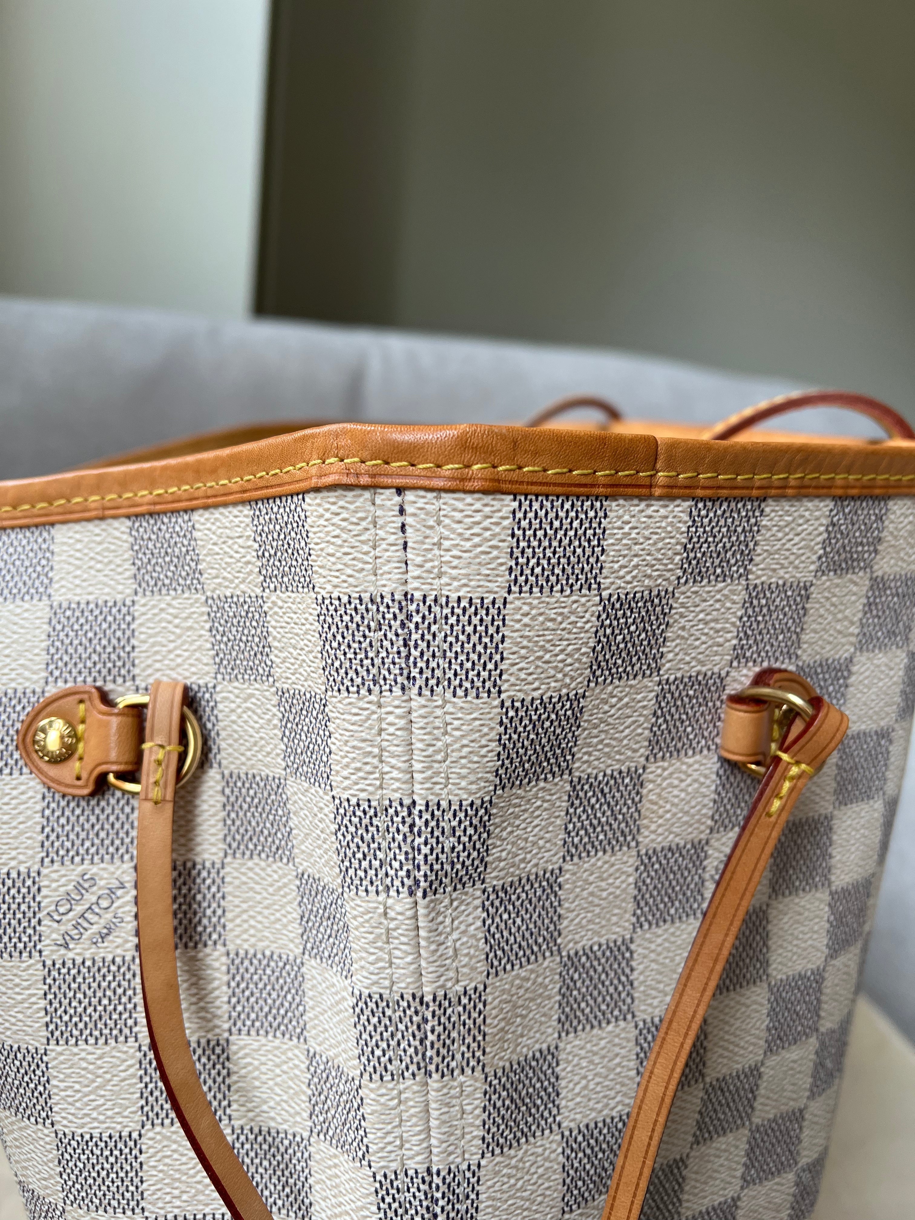 Louis Vuitton Neverfull MM  Damier Azur (RRP £1,410)
