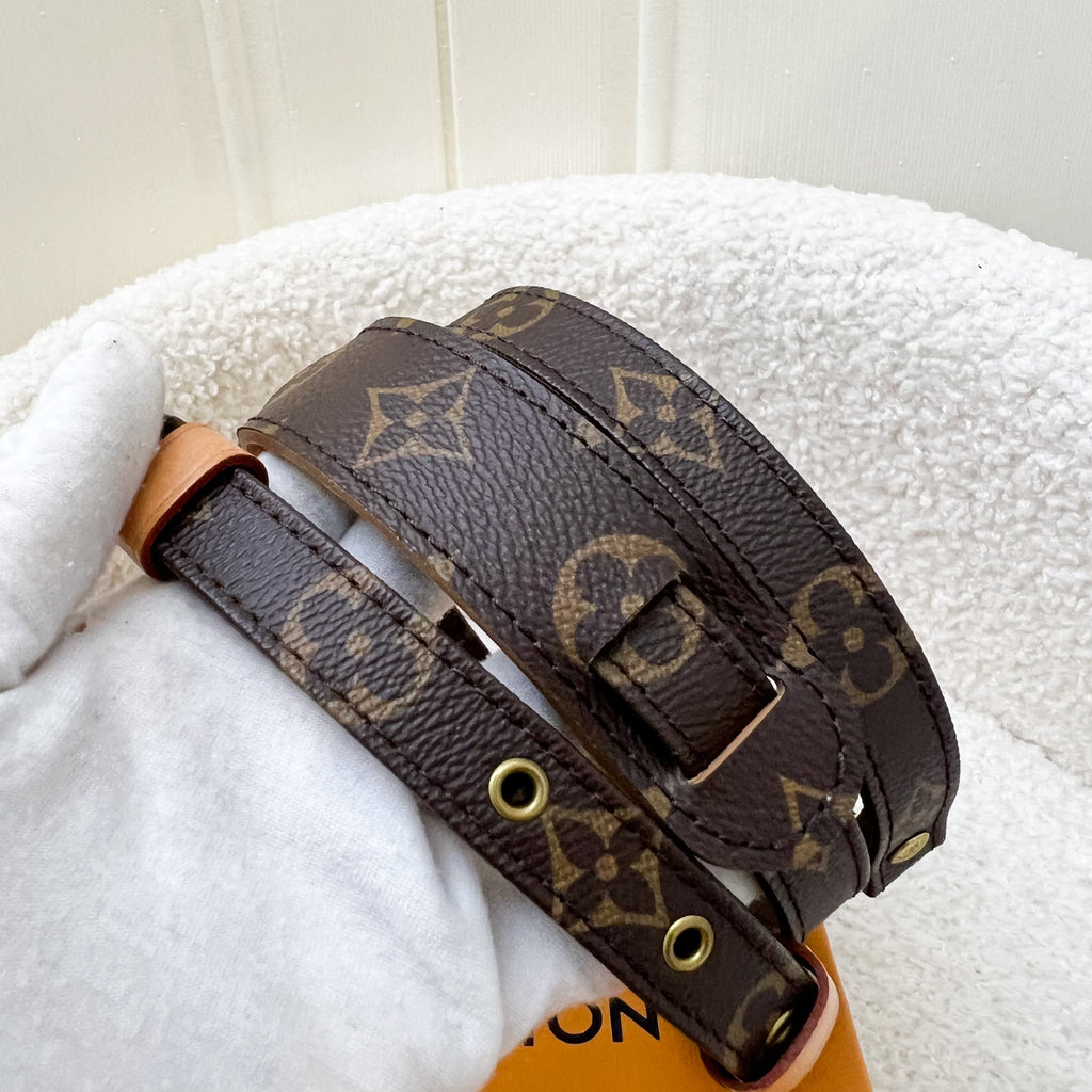 LV Bandouliere Strap in Monogram Canvas and GHW