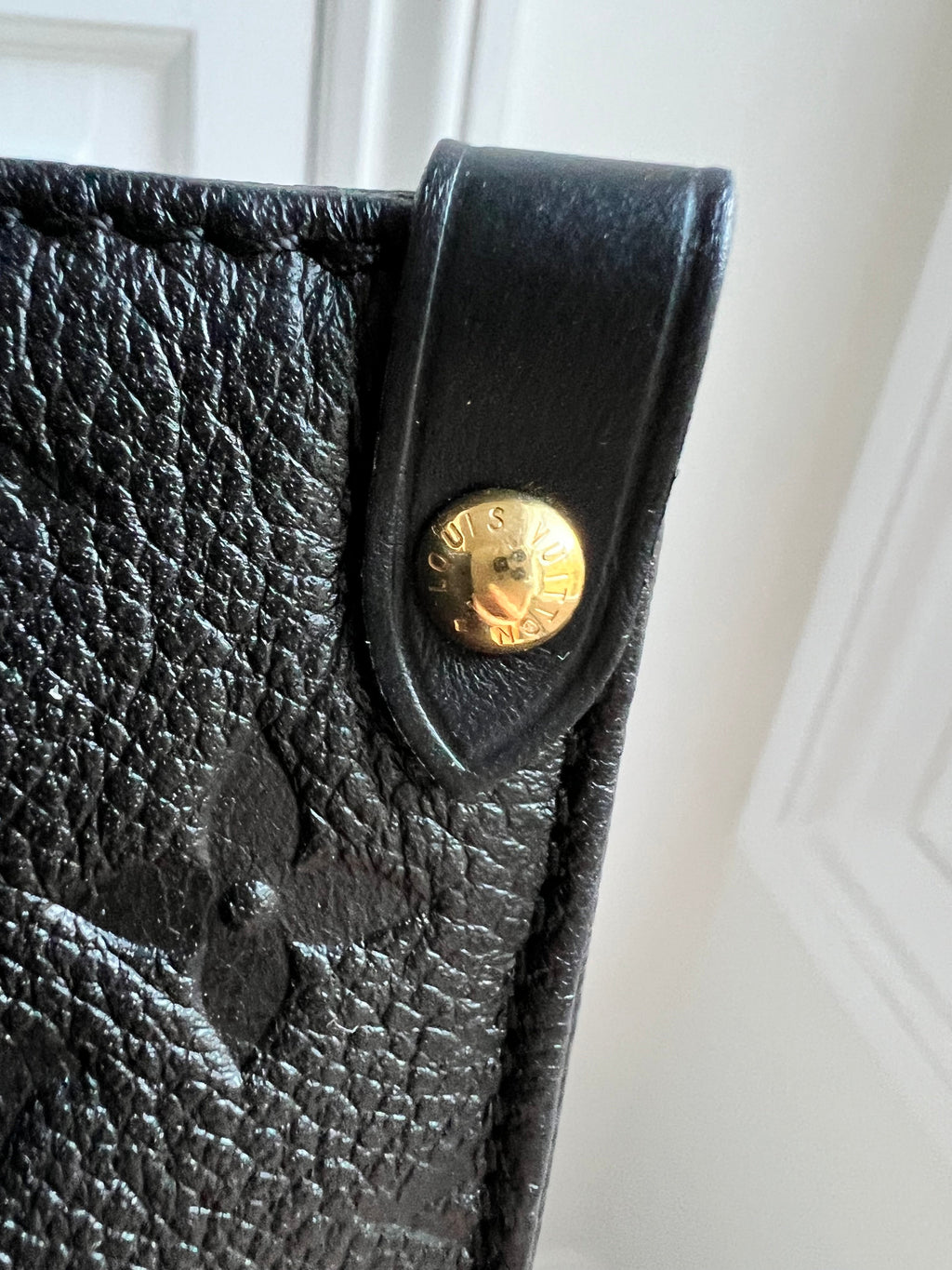 Louis Vuitton On the Go MM Black Empreinte (RRP £2,450)