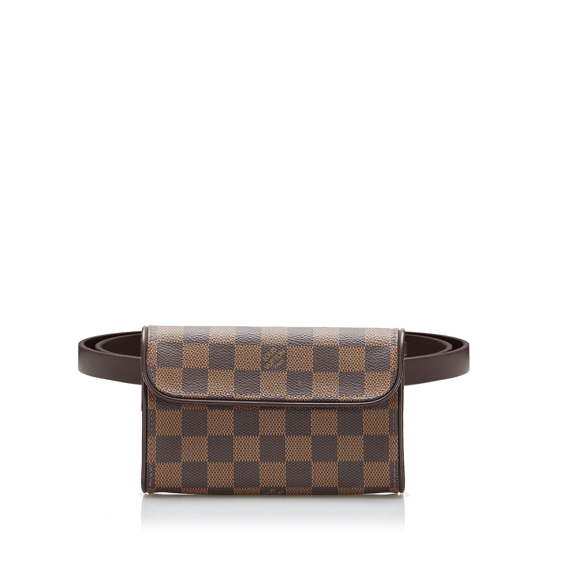 Louis Vuitton Pochette Florentine Damier Ebene Canvas