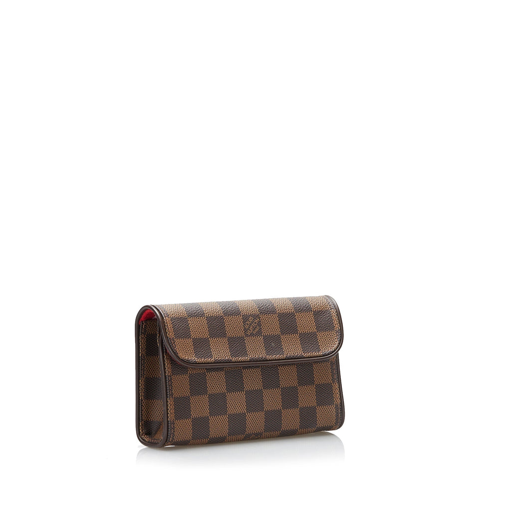 Louis Vuitton Pochette Florentine Damier Ebene Canvas