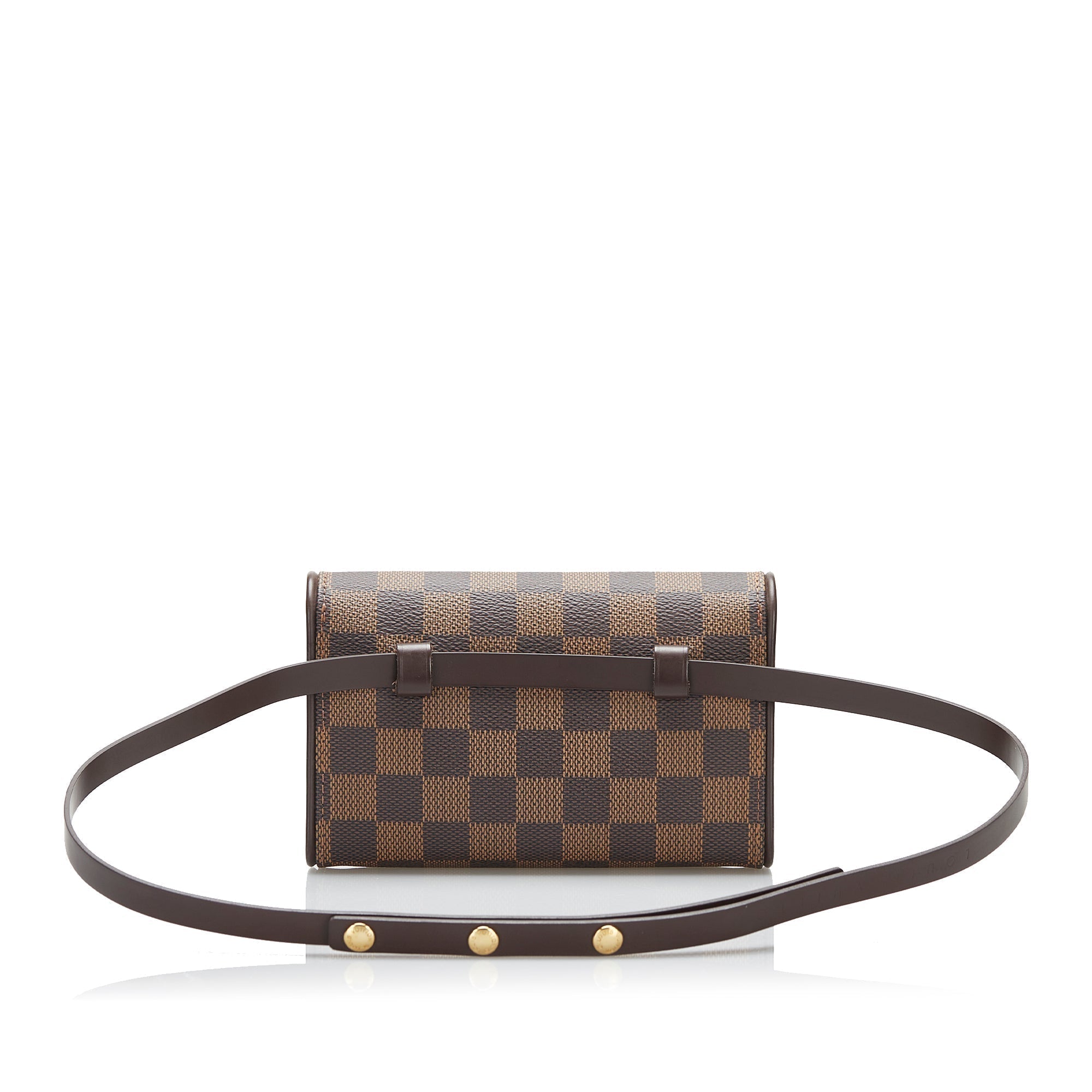 Louis Vuitton Pochette Florentine Damier Ebene Canvas