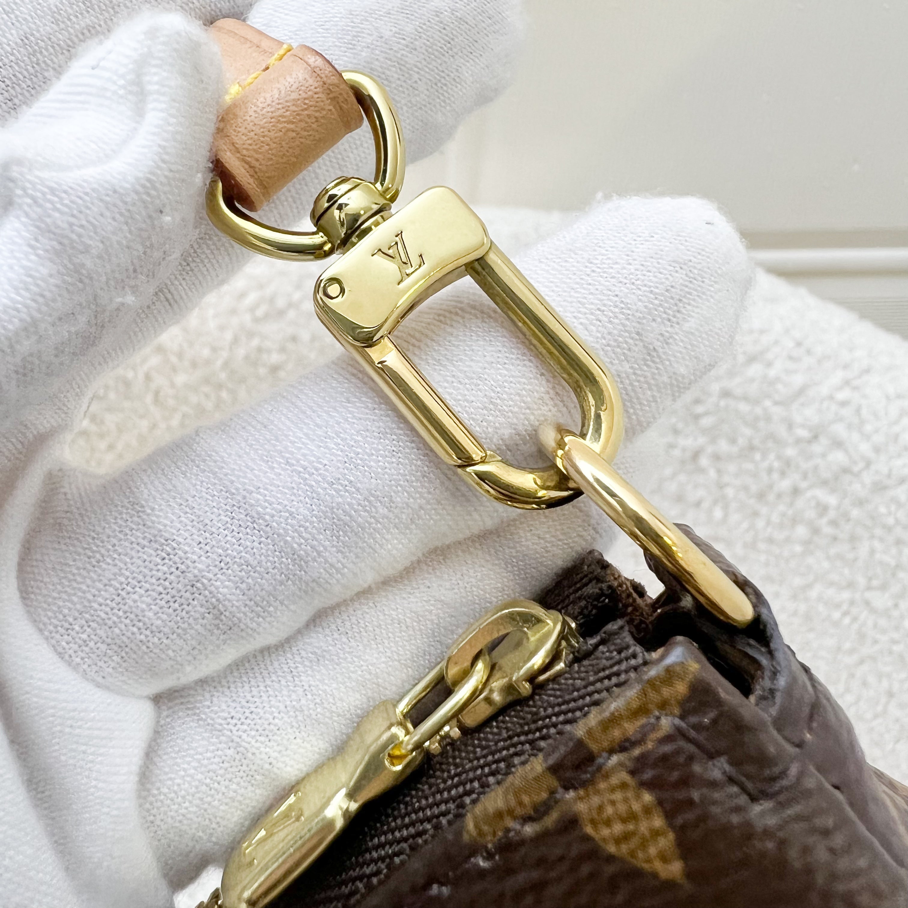 LV Pochette Accessoires in Monogram Canvas and GHW